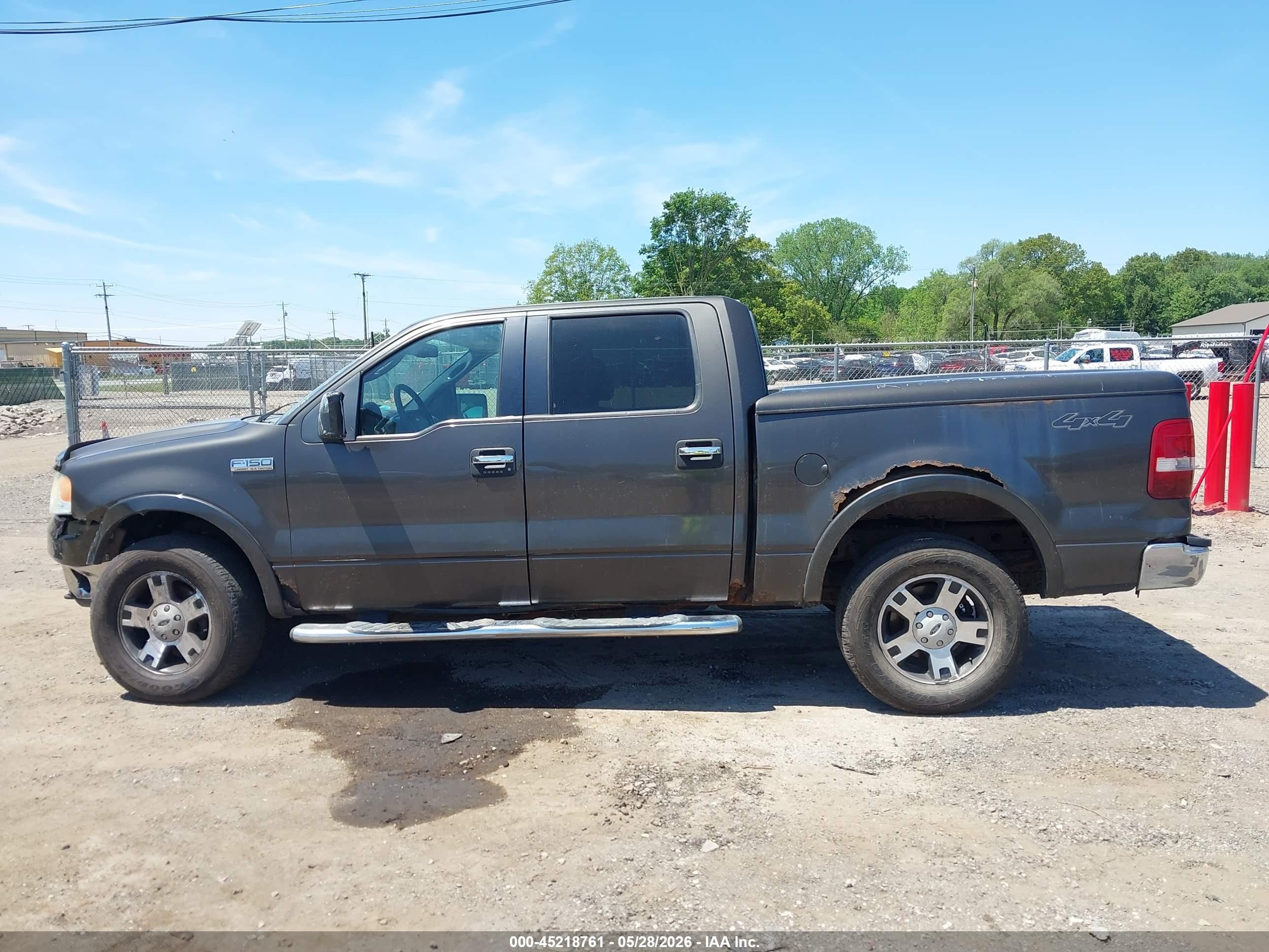2006 Ford F-150 Fx4/lariat/xlt Gray vin: 1FTPW14V76FA70593