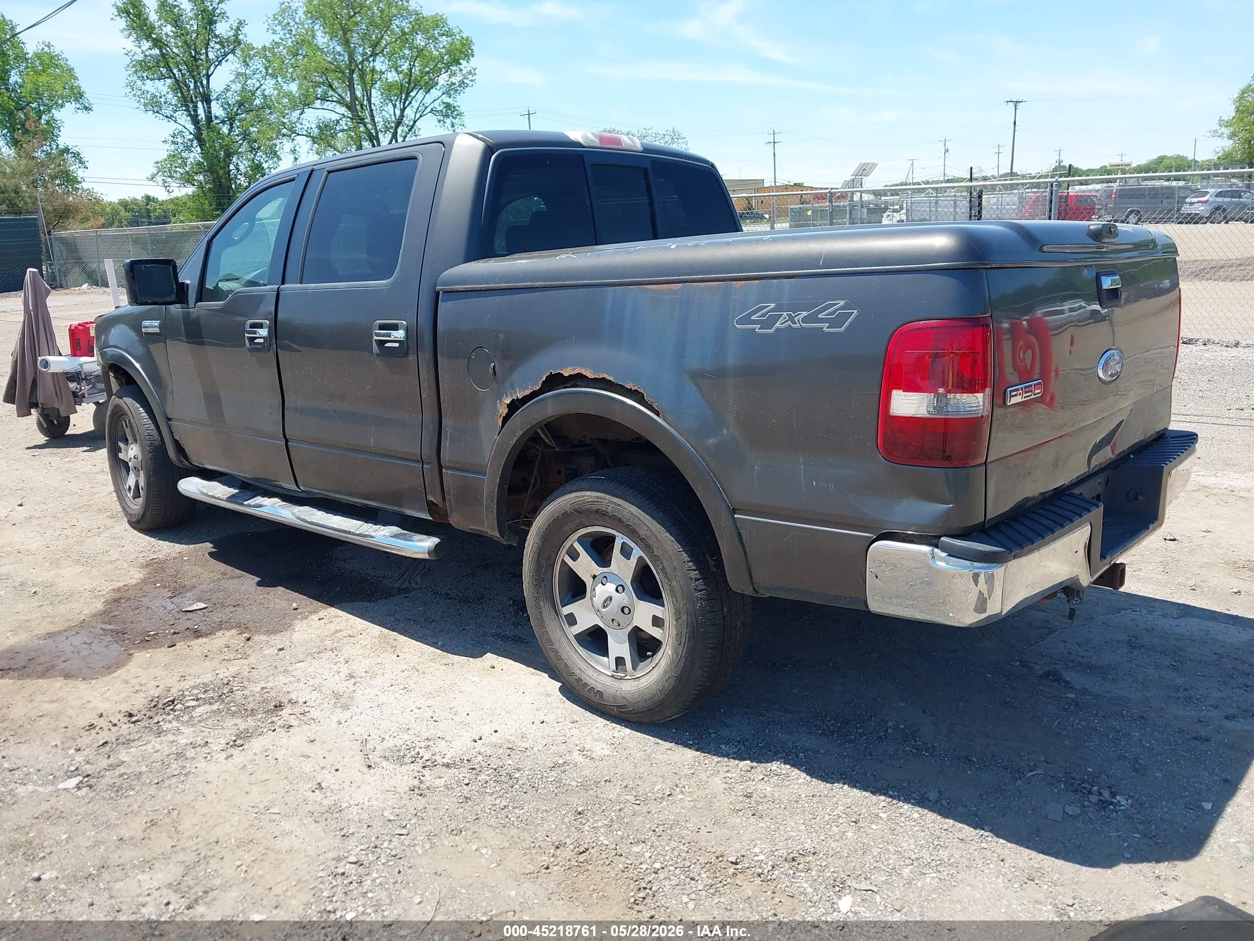 2006 Ford F-150 Fx4/lariat/xlt Gray vin: 1FTPW14V76FA70593