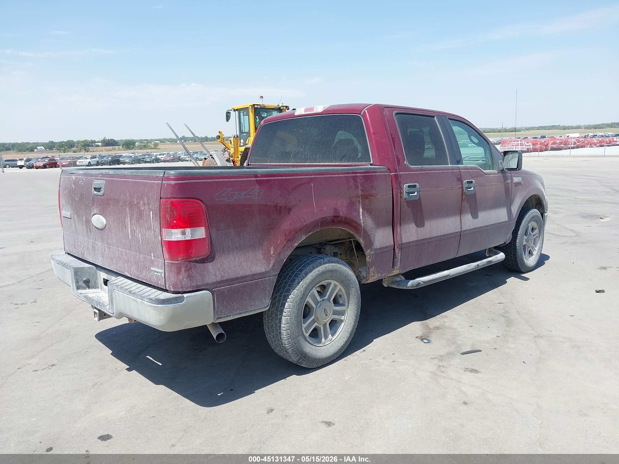 2006 Ford F-150 Fx4/lariat/xlt Maroon vin: 1FTPW14V76KC77122
