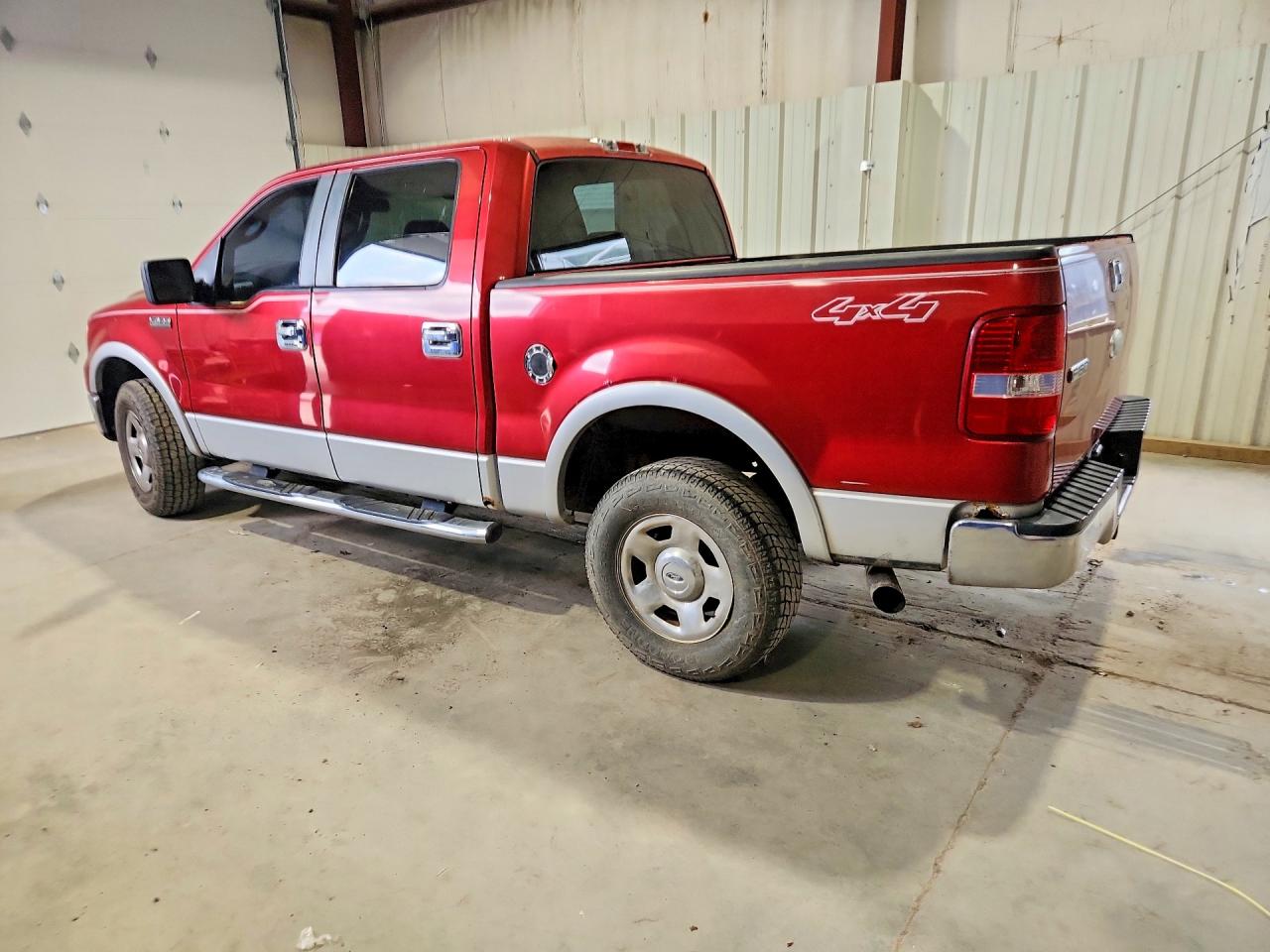 2007 Ford F150 Supercrew Maroon vin: 1FTPW14V77FA36428