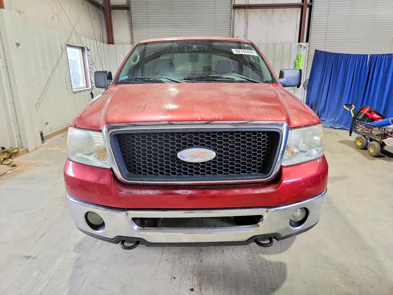 2007 Ford F150 Supercrew Maroon vin: 1FTPW14V77FA36428