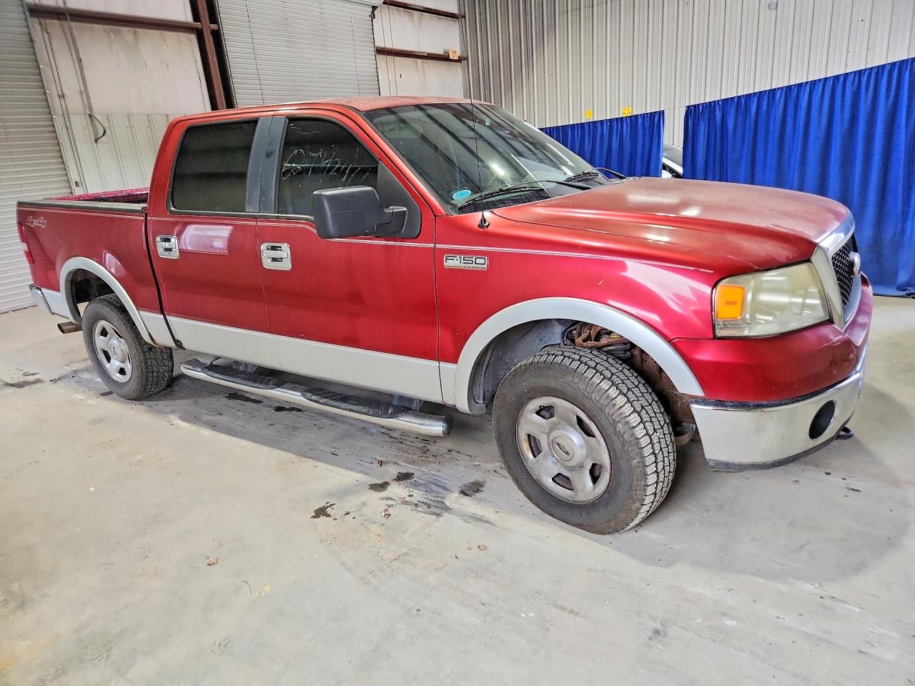2007 Ford F150 Supercrew Maroon vin: 1FTPW14V77FA36428