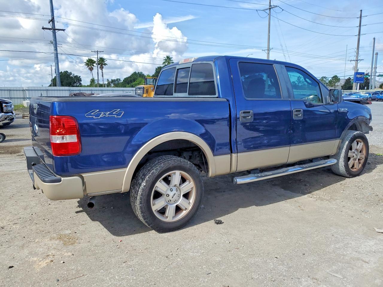 2007 Ford F150 Supercrew Синий vin: 1FTPW14V77FA85080