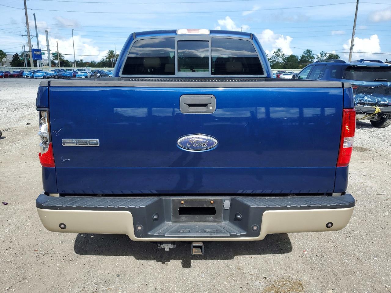 2007 Ford F150 Supercrew Синий vin: 1FTPW14V77FA85080