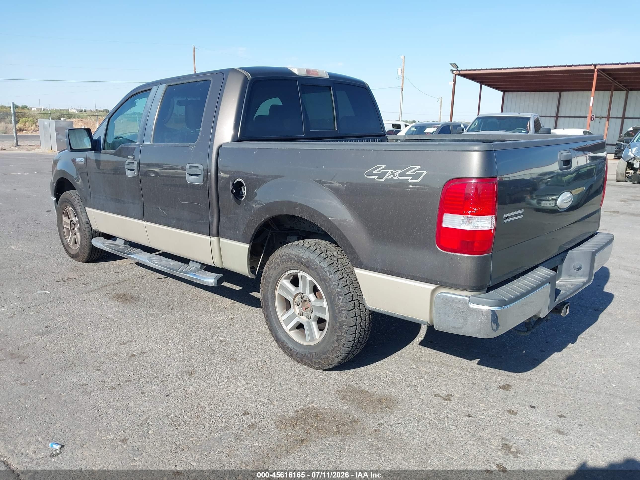 2007 Ford F-150 Fx4/lariat/xlt Brown vin: 1FTPW14V77FB52289