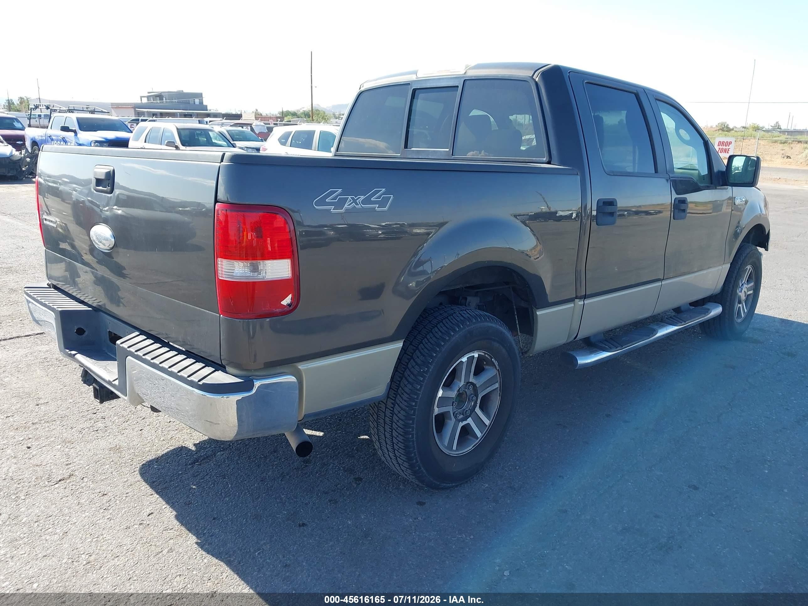 2007 Ford F-150 Fx4/lariat/xlt Brown vin: 1FTPW14V77FB52289