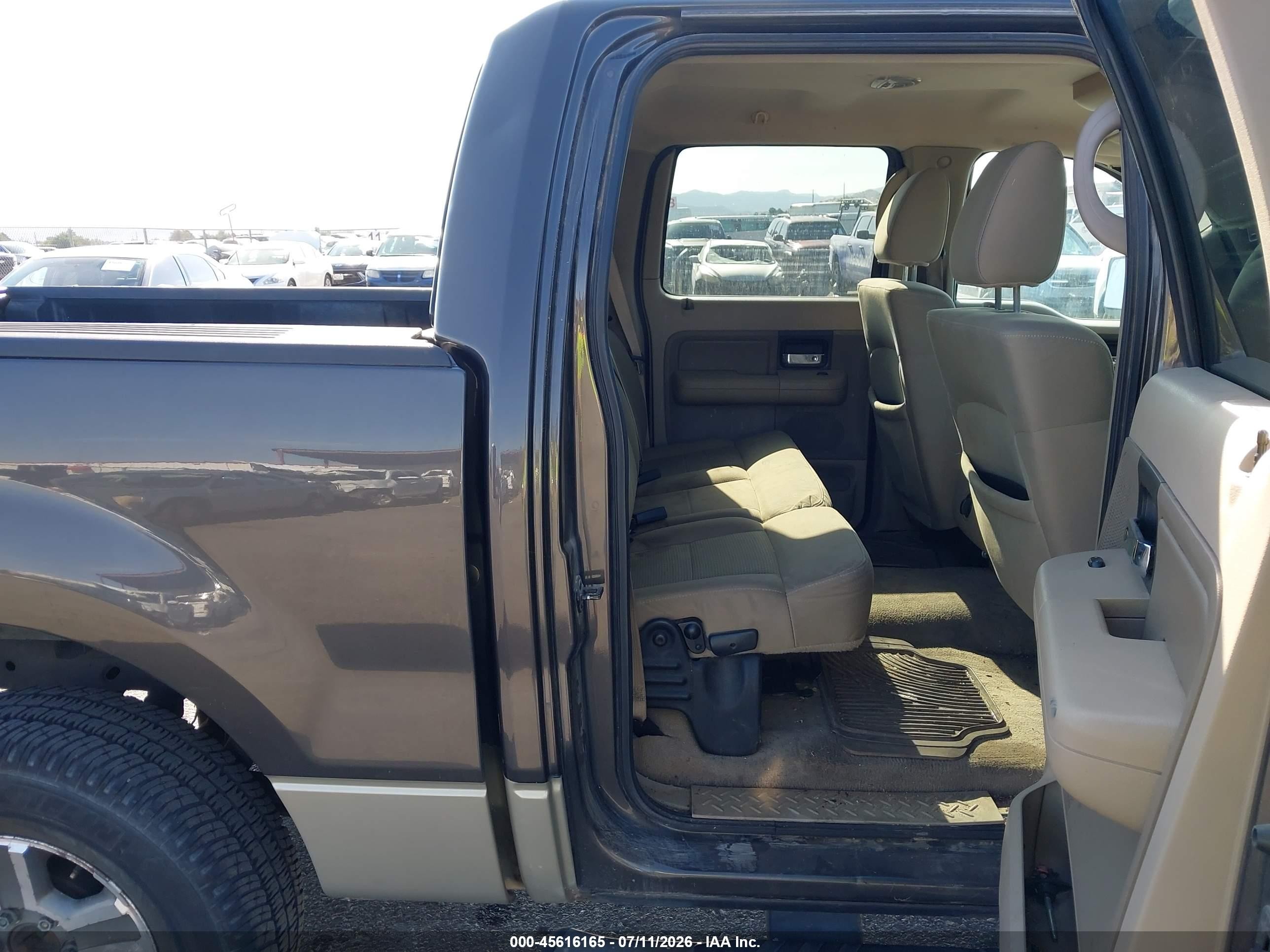 2007 Ford F-150 Fx4/lariat/xlt Brown vin: 1FTPW14V77FB52289