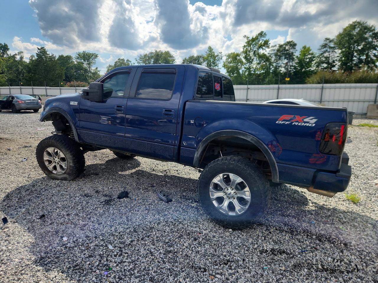 2007 Ford F150 Supercrew Blue vin: 1FTPW14V77FB88225