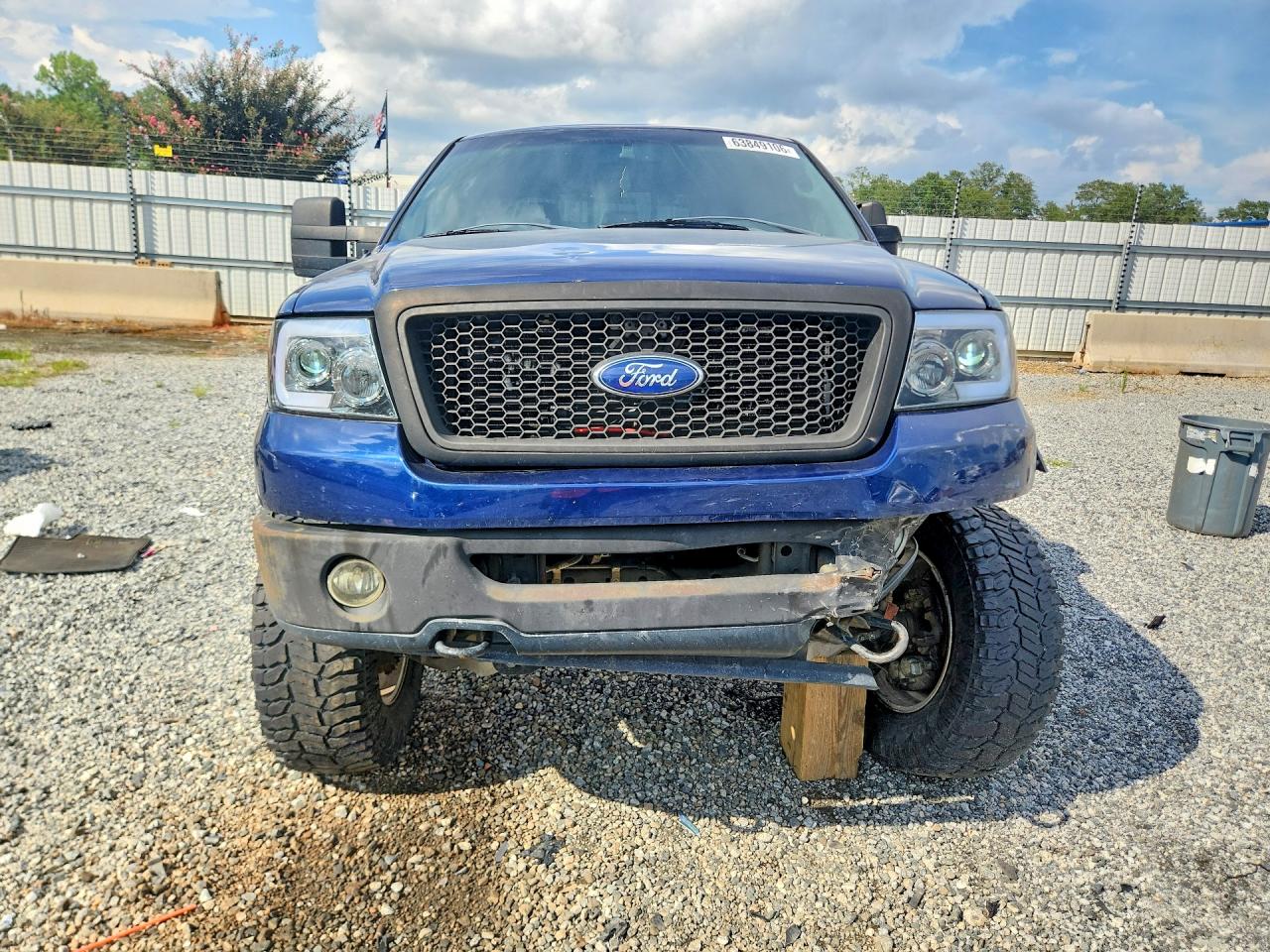 2007 Ford F150 Supercrew Blue vin: 1FTPW14V77FB88225