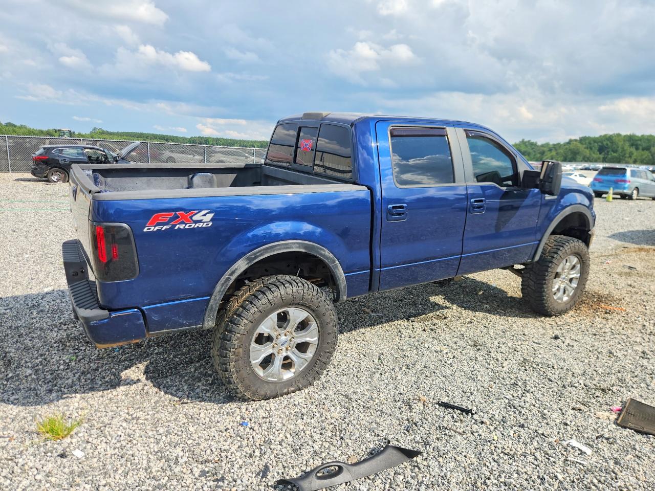 2007 Ford F150 Supercrew Blue vin: 1FTPW14V77FB88225