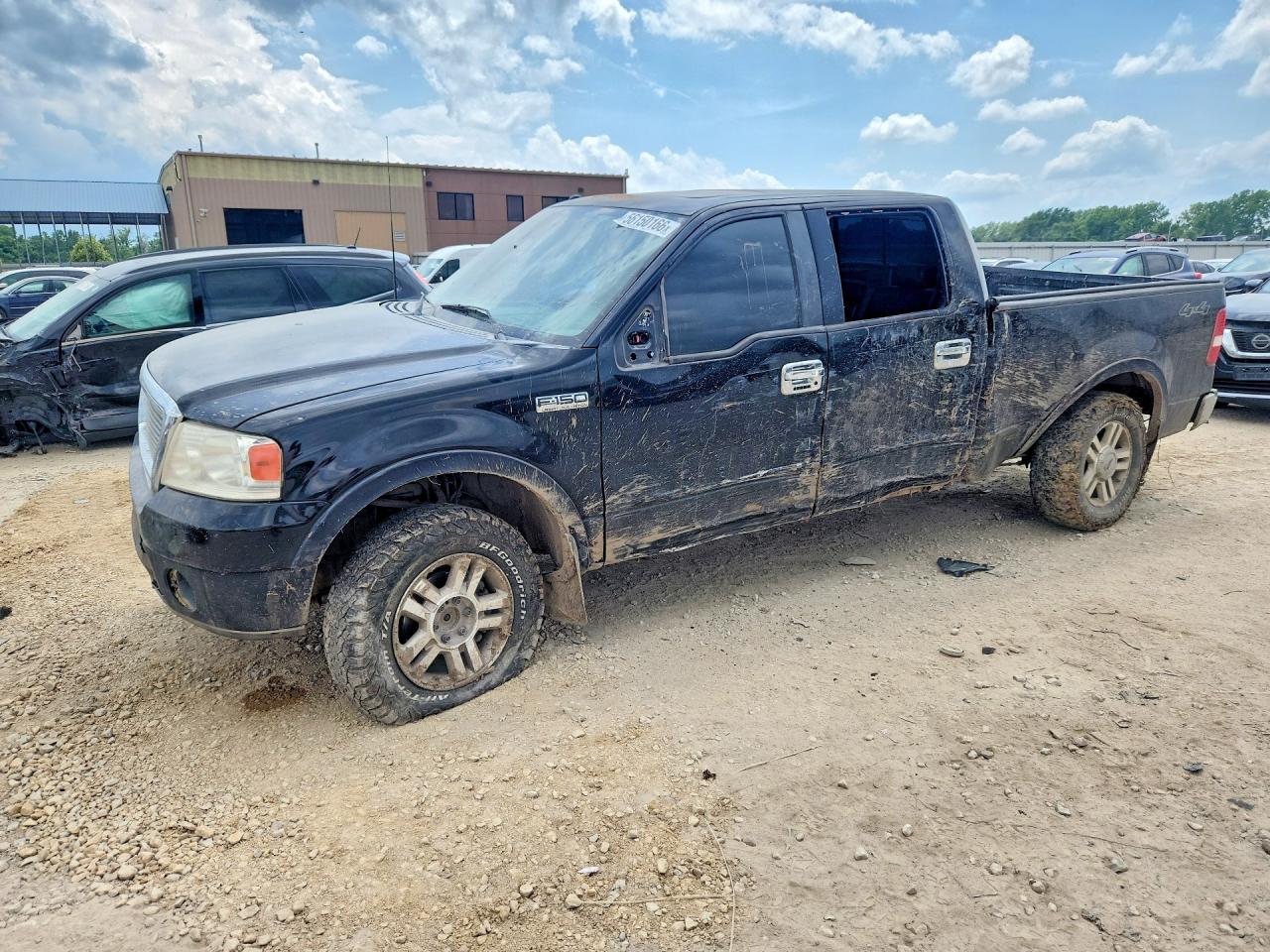 2007 Ford F150 Supercrew Black vin: 1FTPW14V77KB23009