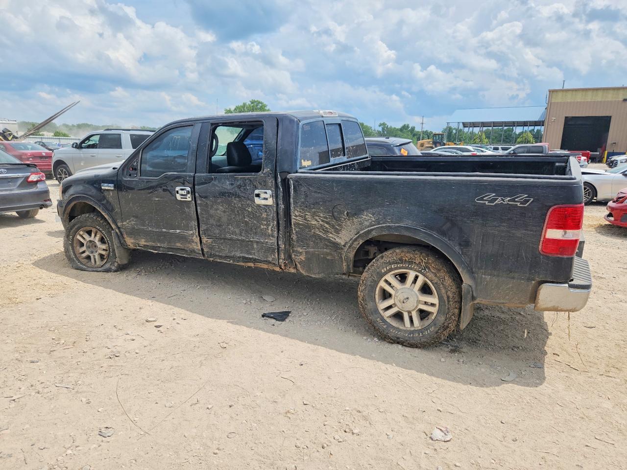2007 Ford F150 Supercrew Black vin: 1FTPW14V77KB23009