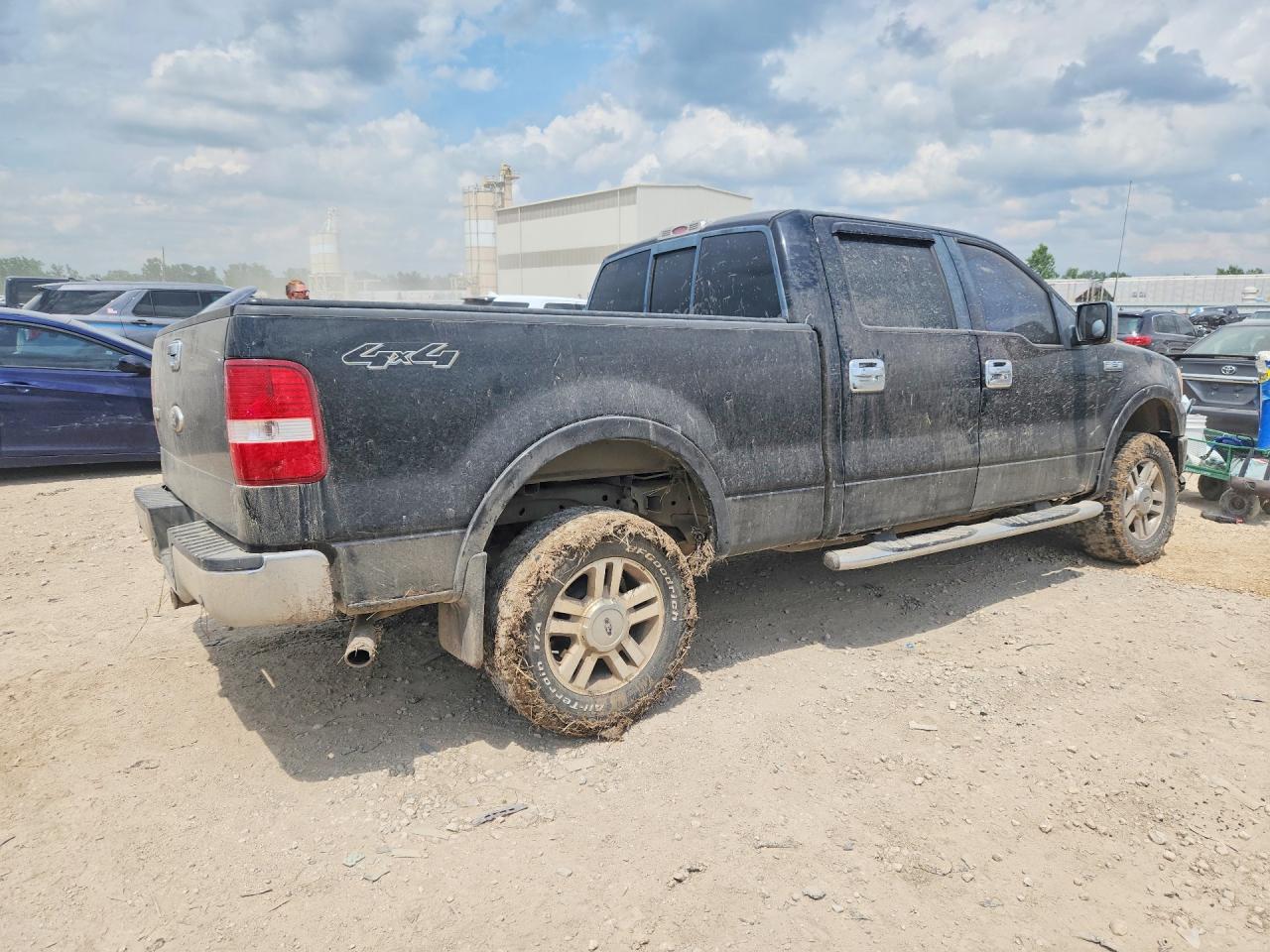 2007 Ford F150 Supercrew Black vin: 1FTPW14V77KB23009