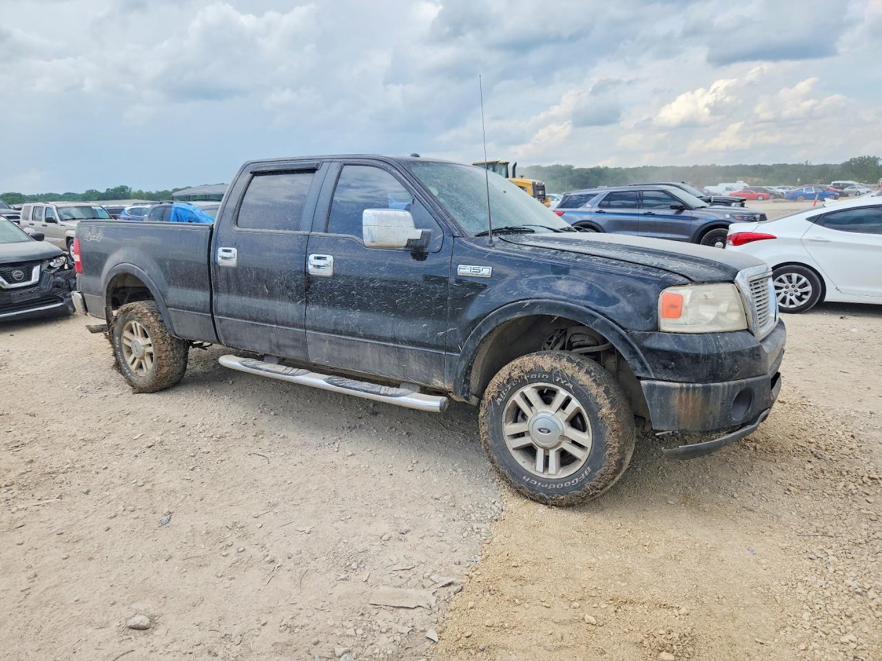 2007 Ford F150 Supercrew Black vin: 1FTPW14V77KB23009
