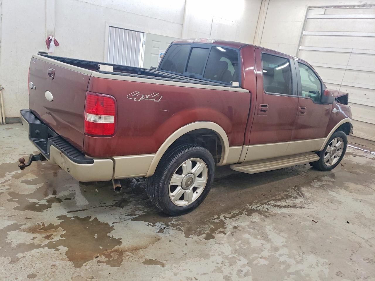 2007 Ford F150 Supercrew Maroon vin: 1FTPW14V77KC53887