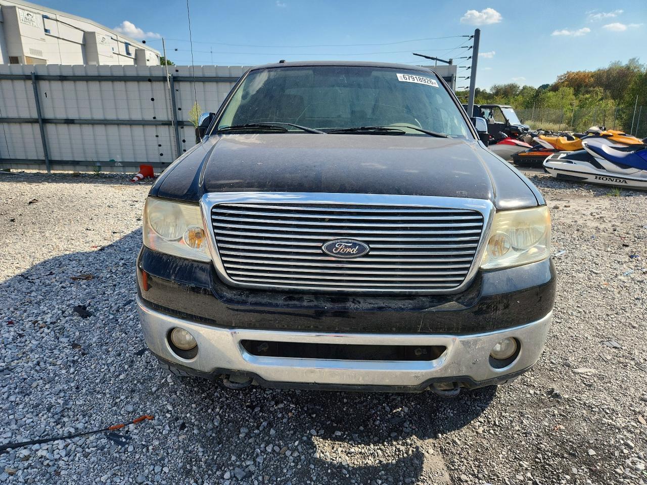 2007 Ford F150 Supercrew Black vin: 1FTPW14V77KD60681