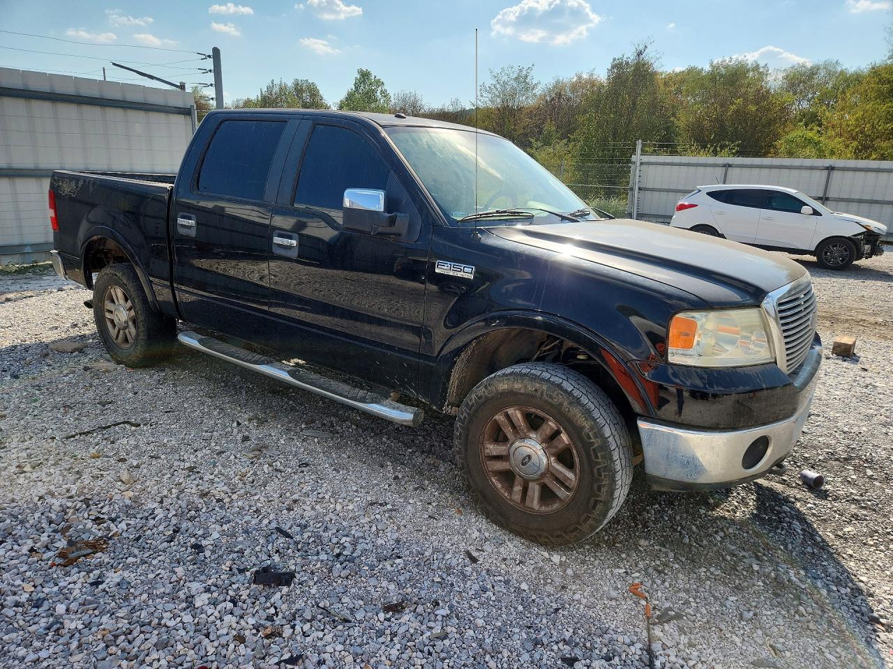 2007 Ford F150 Supercrew Black vin: 1FTPW14V77KD60681