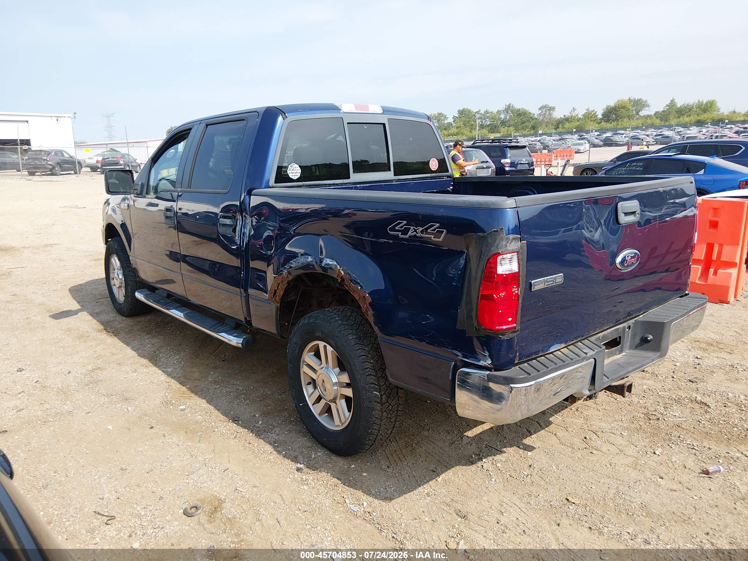 2008 Ford F-150 60th Anniversary/fx4/king Ranch/lariat/xlt Dark Blue vin: 1FTPW14V78FA13586