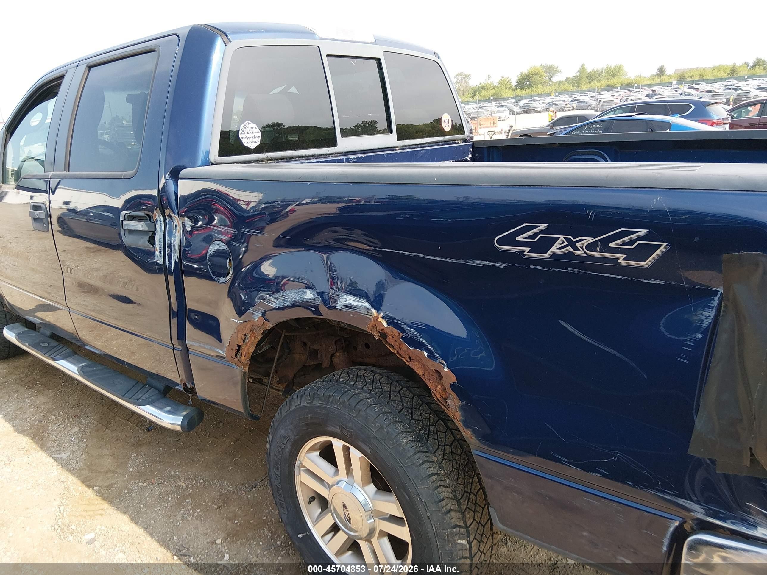 2008 Ford F-150 60th Anniversary/fx4/king Ranch/lariat/xlt Dark Blue vin: 1FTPW14V78FA13586