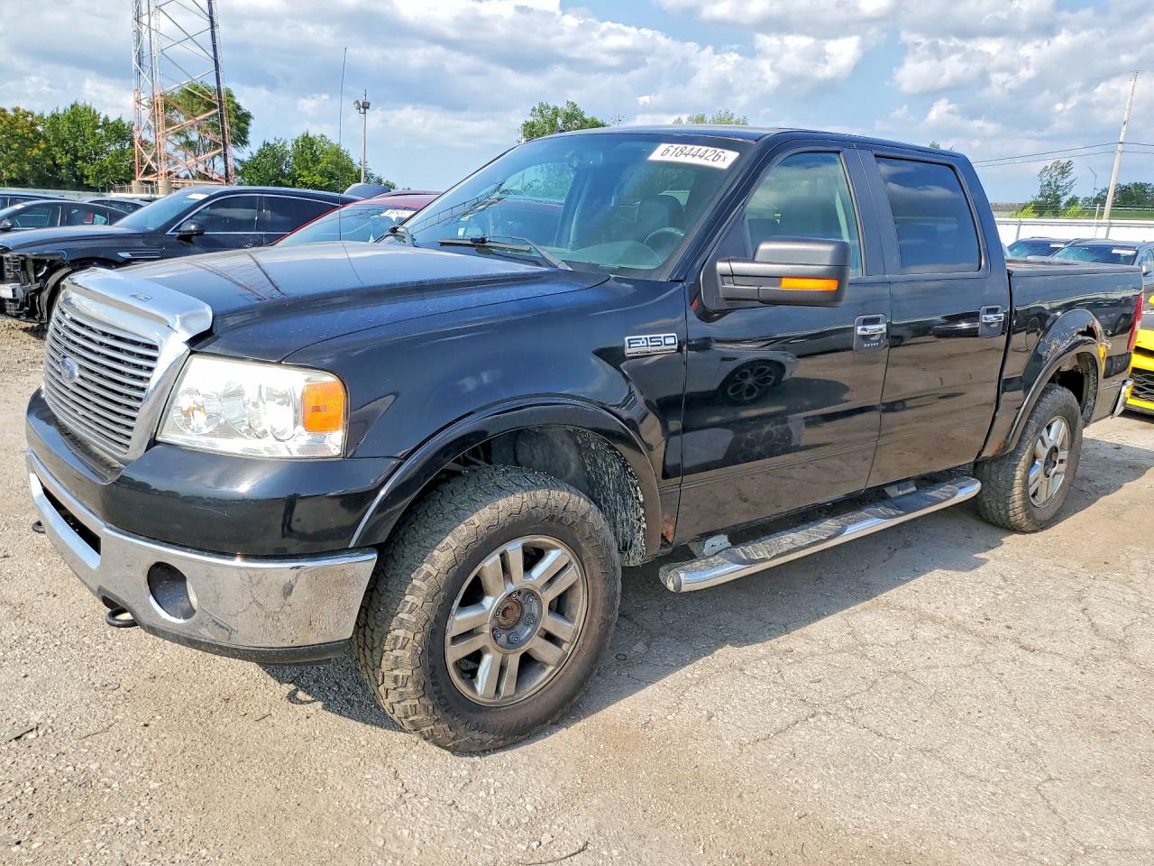 2008 Ford F150 Supercrew Black vin: 1FTPW14V78FA92936