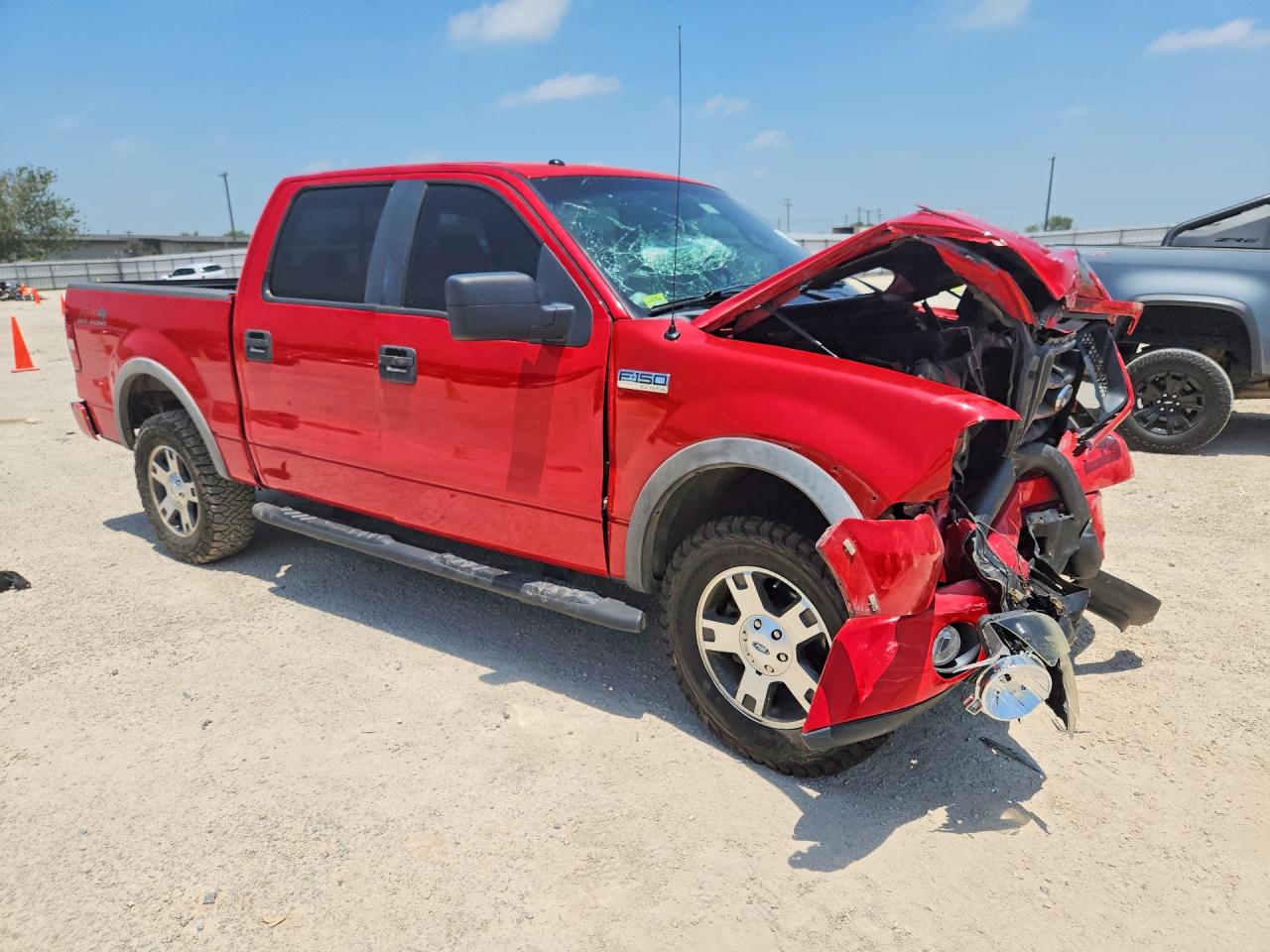 2008 Ford F150 Supercrew Red vin: 1FTPW14V78FB49930