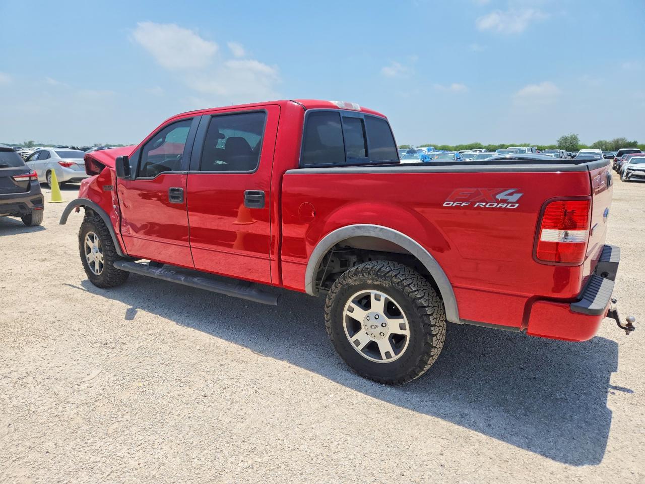 2008 Ford F150 Supercrew Red vin: 1FTPW14V78FB49930