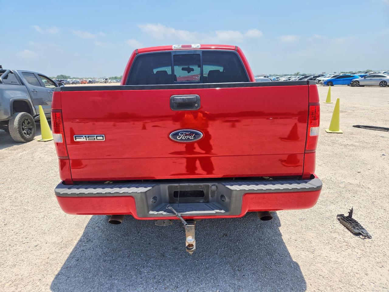 2008 Ford F150 Supercrew Red vin: 1FTPW14V78FB49930