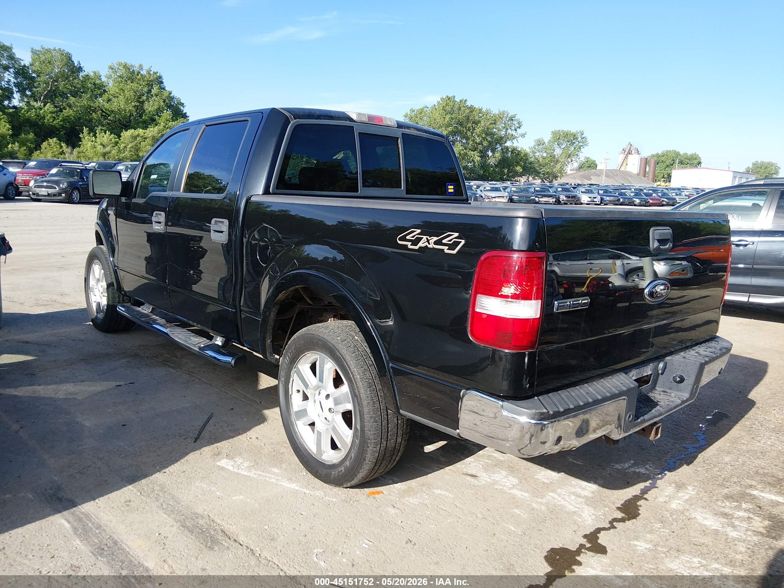 2008 Ford F-150 60th Anniversary/fx4/king Ranch/lariat/xlt Black vin: 1FTPW14V78KB71031