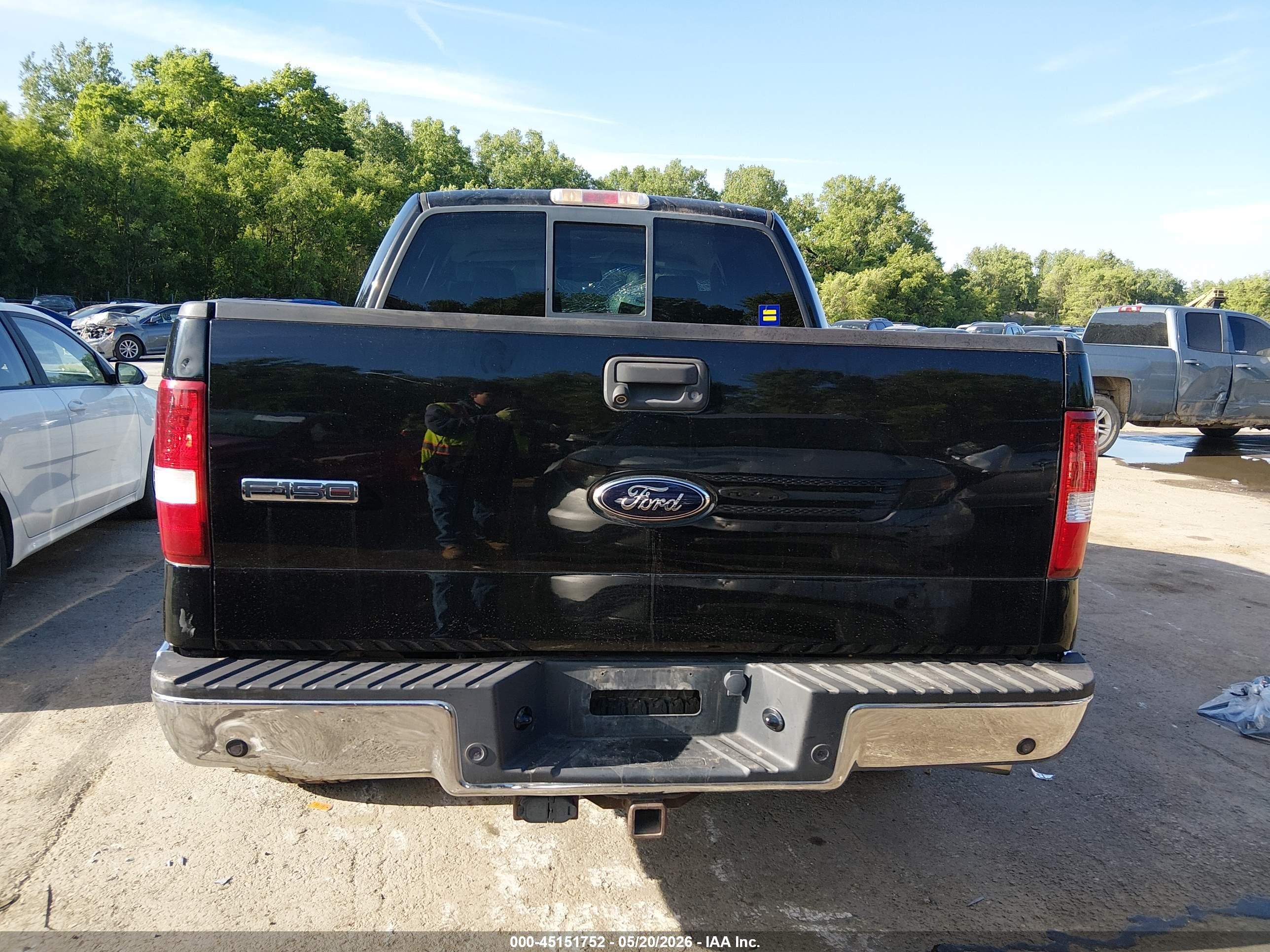 2008 Ford F-150 60th Anniversary/fx4/king Ranch/lariat/xlt Black vin: 1FTPW14V78KB71031