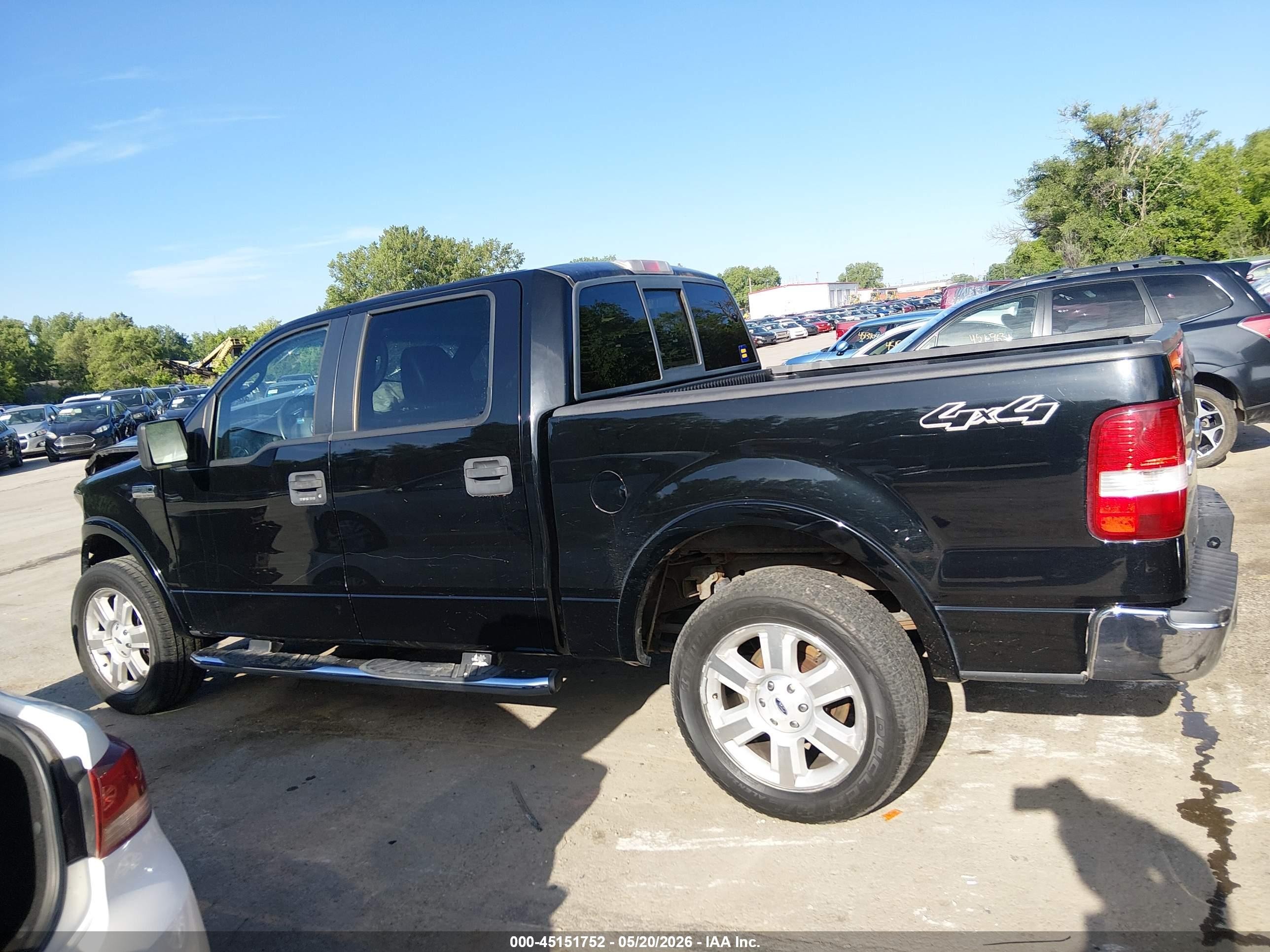 2008 Ford F-150 60th Anniversary/fx4/king Ranch/lariat/xlt Black vin: 1FTPW14V78KB71031