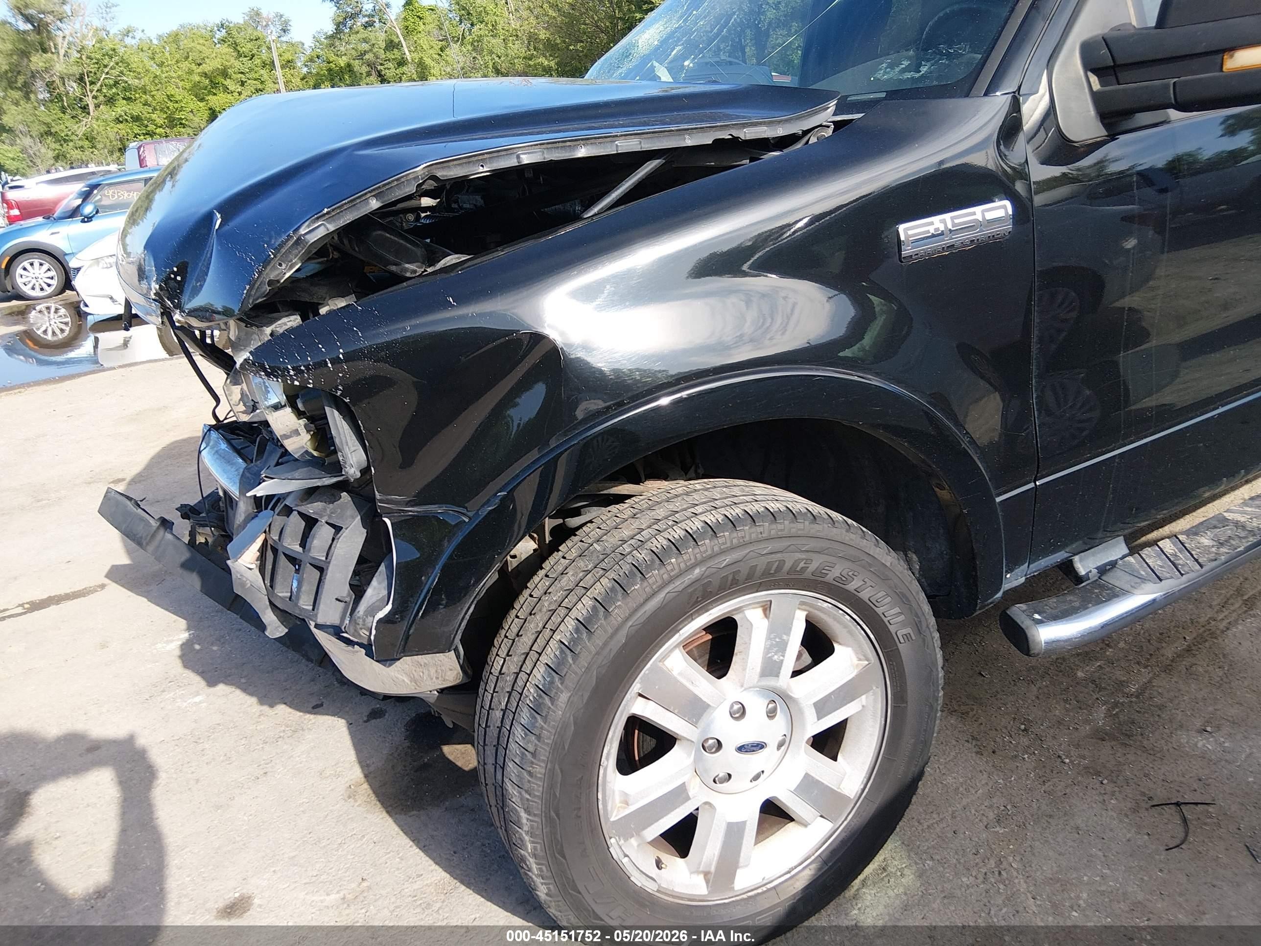 2008 Ford F-150 60th Anniversary/fx4/king Ranch/lariat/xlt Black vin: 1FTPW14V78KB71031