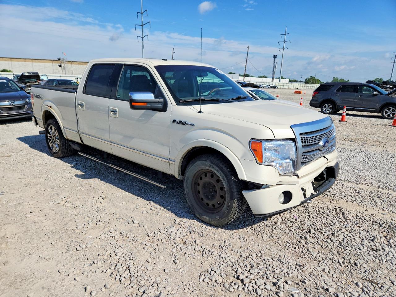 2009 Ford F150 Supercrew White vin: 1FTPW14V79FA48839
