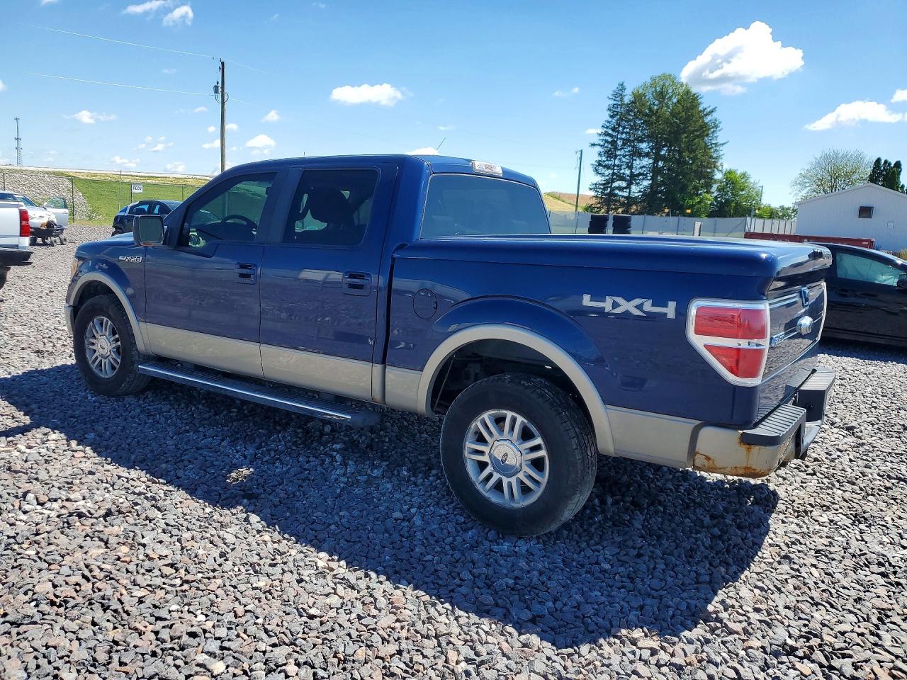 2009 Ford F150 Supercrew Blue vin: 1FTPW14V79FA81162