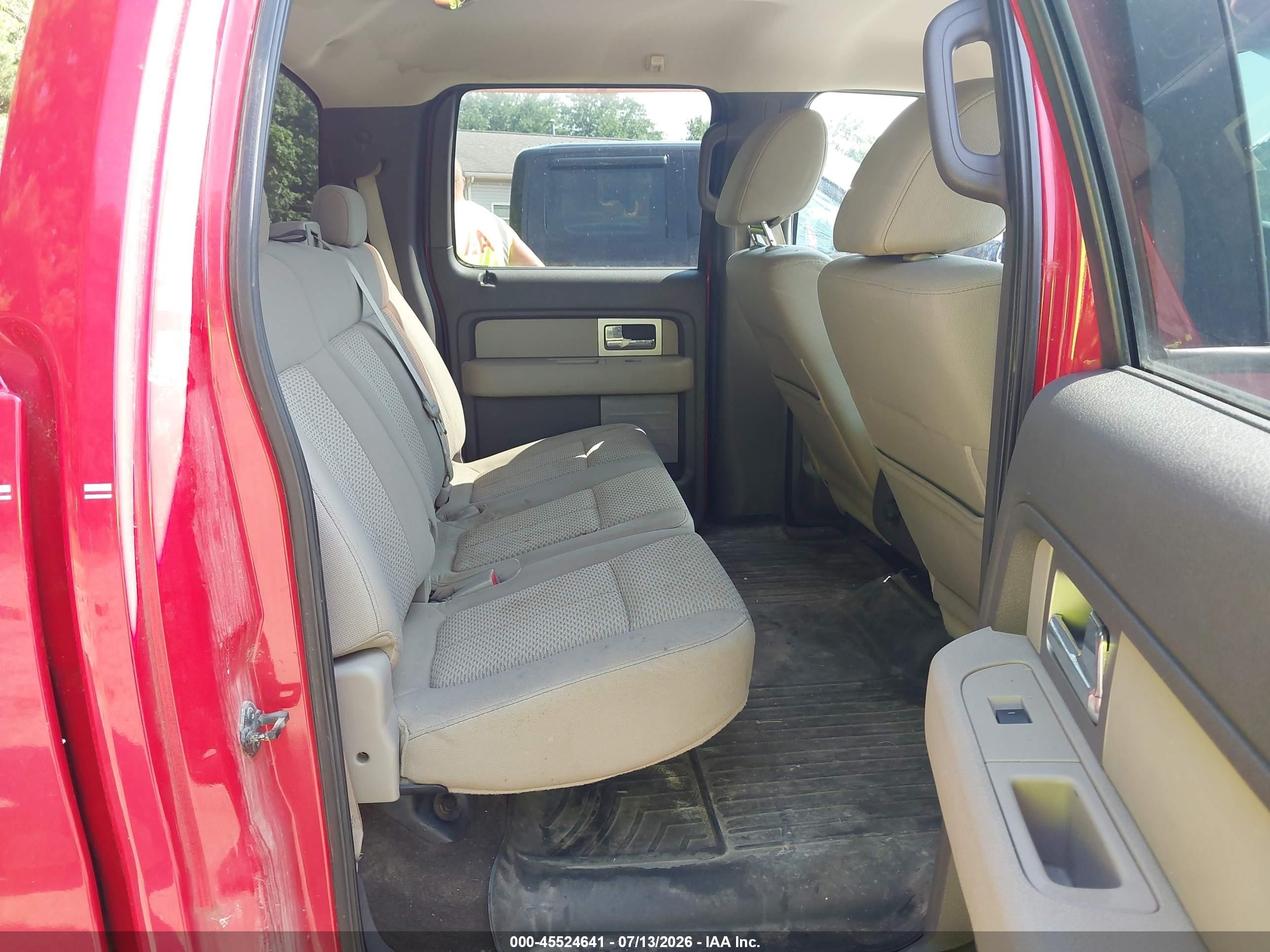2009 Ford F-150 Fx4/king Ranch/lariat/platinum/xl/xlt Red vin: 1FTPW14V79FB06190