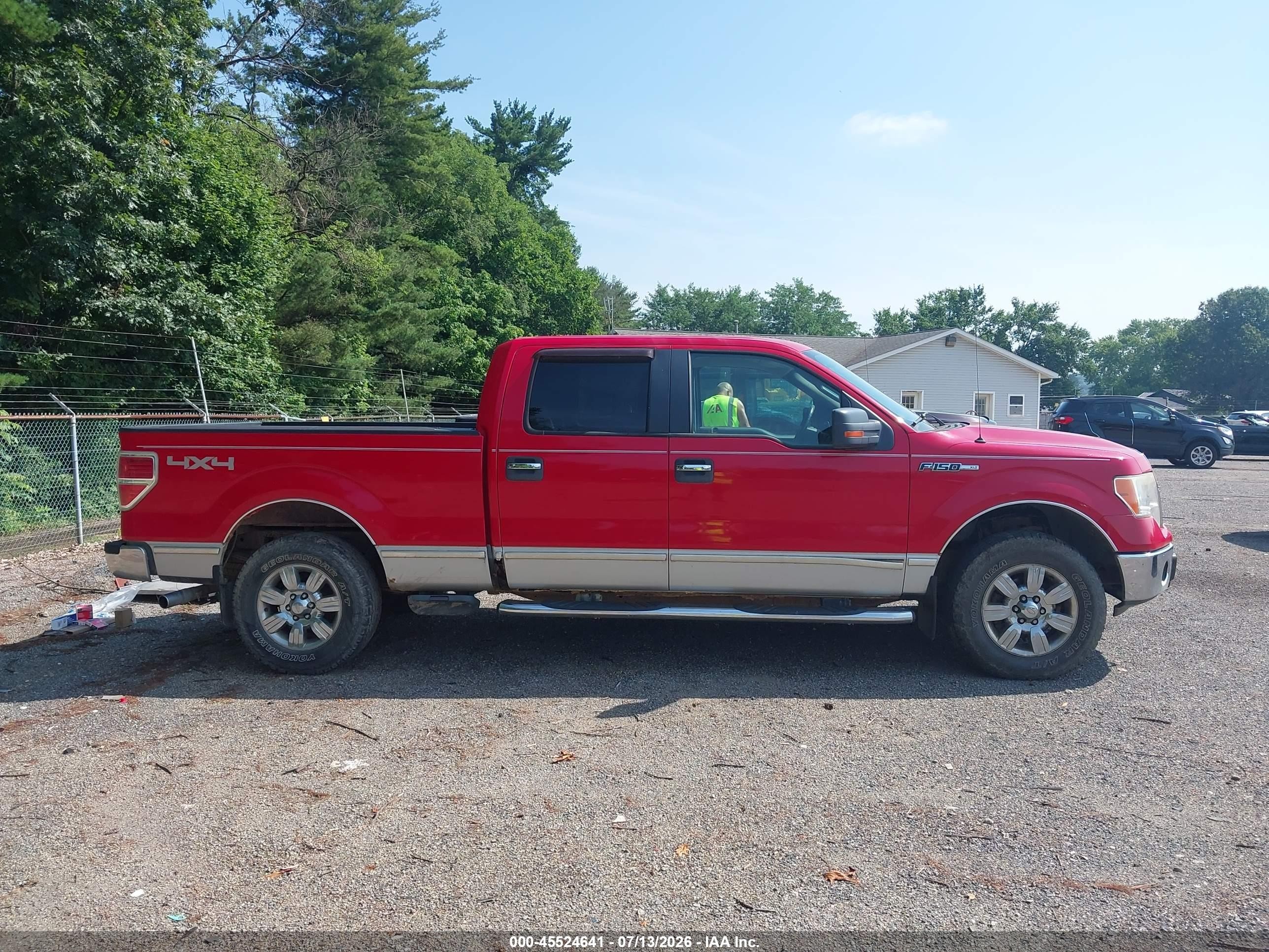 2009 Ford F-150 Fx4/king Ranch/lariat/platinum/xl/xlt Red vin: 1FTPW14V79FB06190