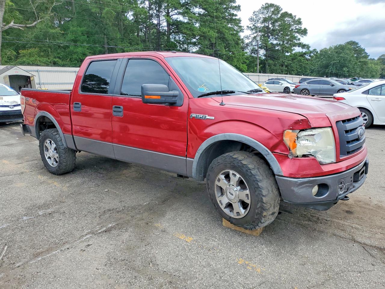 2009 Ford F150 Supercrew Maroon vin: 1FTPW14V79FB16301
