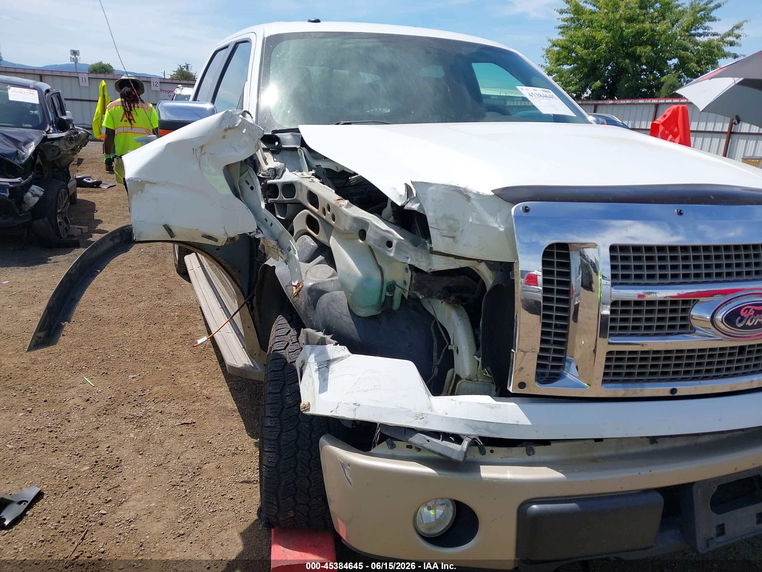 2009 Ford F-150 Fx4/king Ranch/lariat/platinum/xl/xlt White vin: 1FTPW14V79KA66653