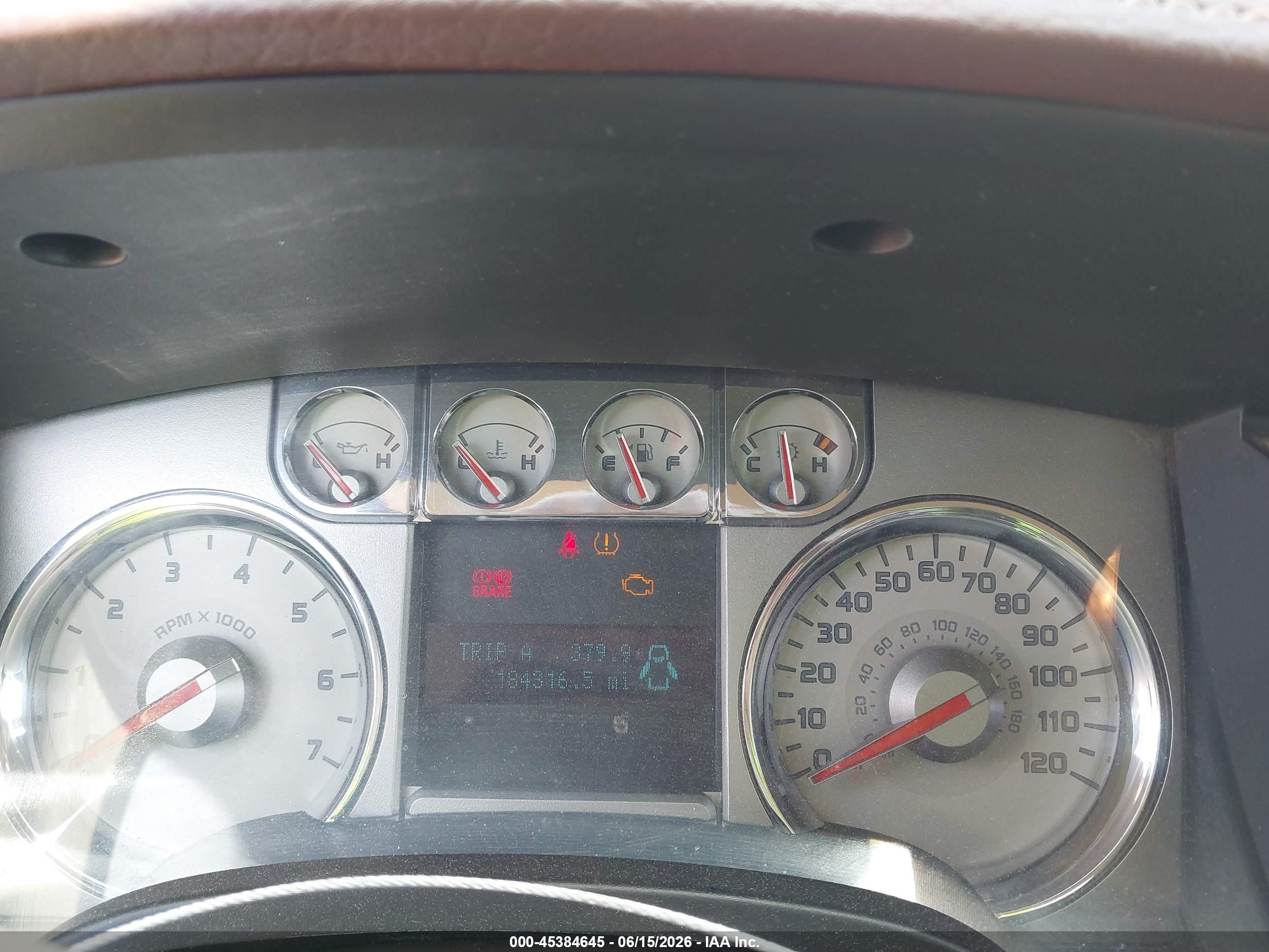 2009 Ford F-150 Fx4/king Ranch/lariat/platinum/xl/xlt White vin: 1FTPW14V79KA66653