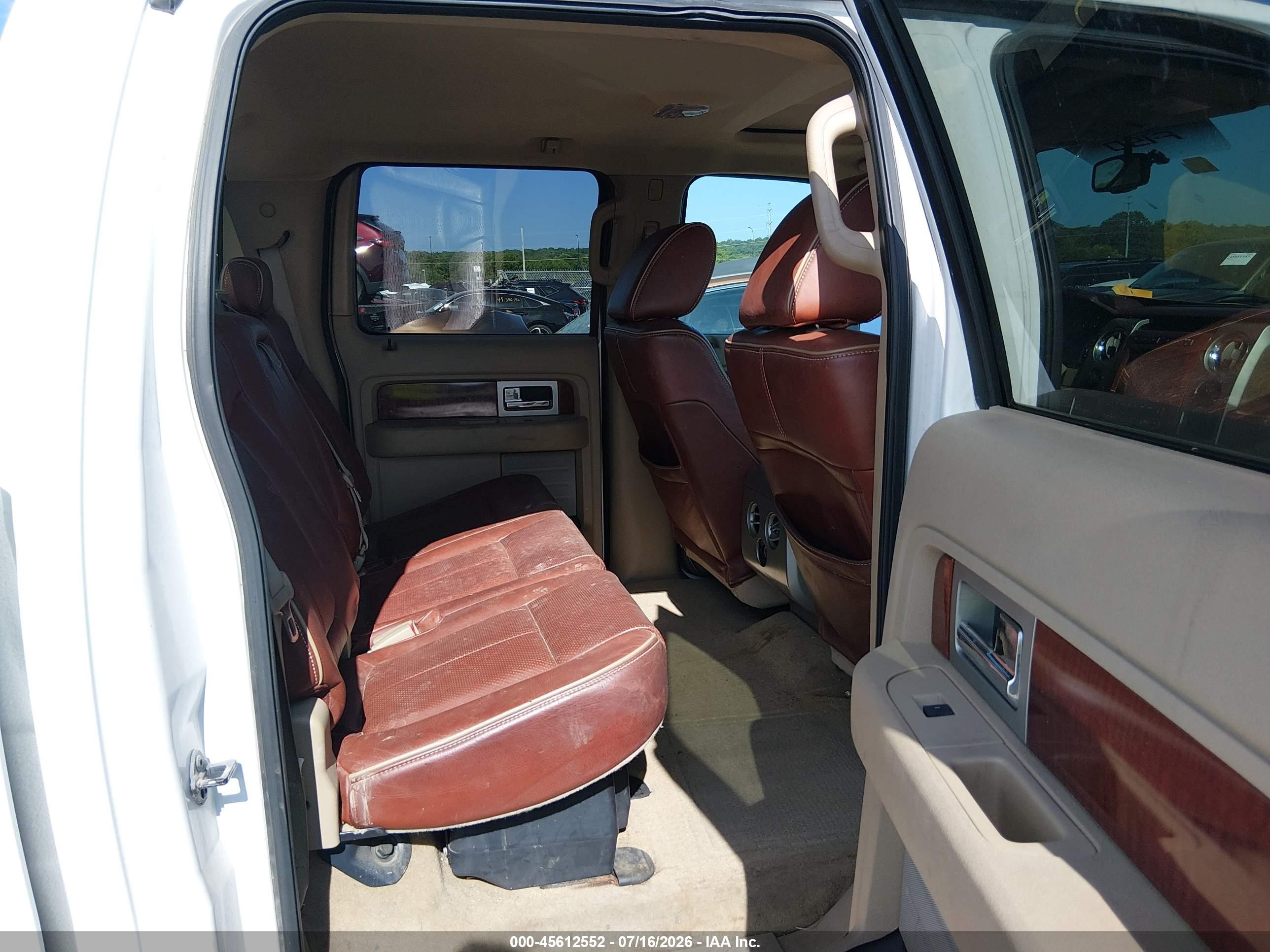 2009 Ford F-150 Fx4/king Ranch/lariat/platinum/xl/xlt White vin: 1FTPW14V79KB36555