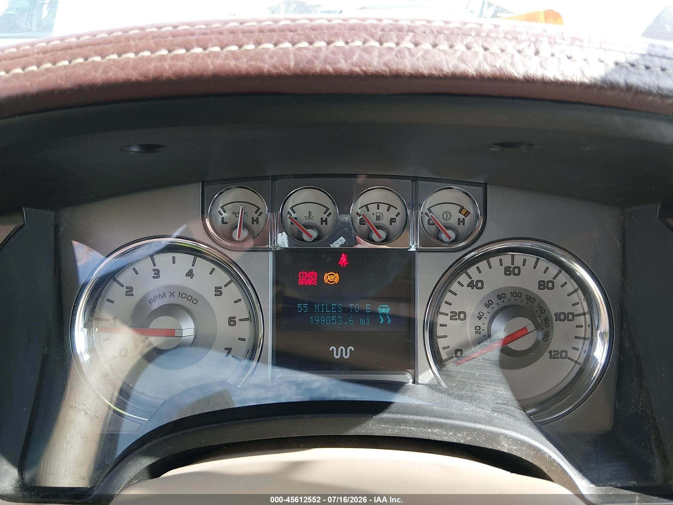 2009 Ford F-150 Fx4/king Ranch/lariat/platinum/xl/xlt White vin: 1FTPW14V79KB36555