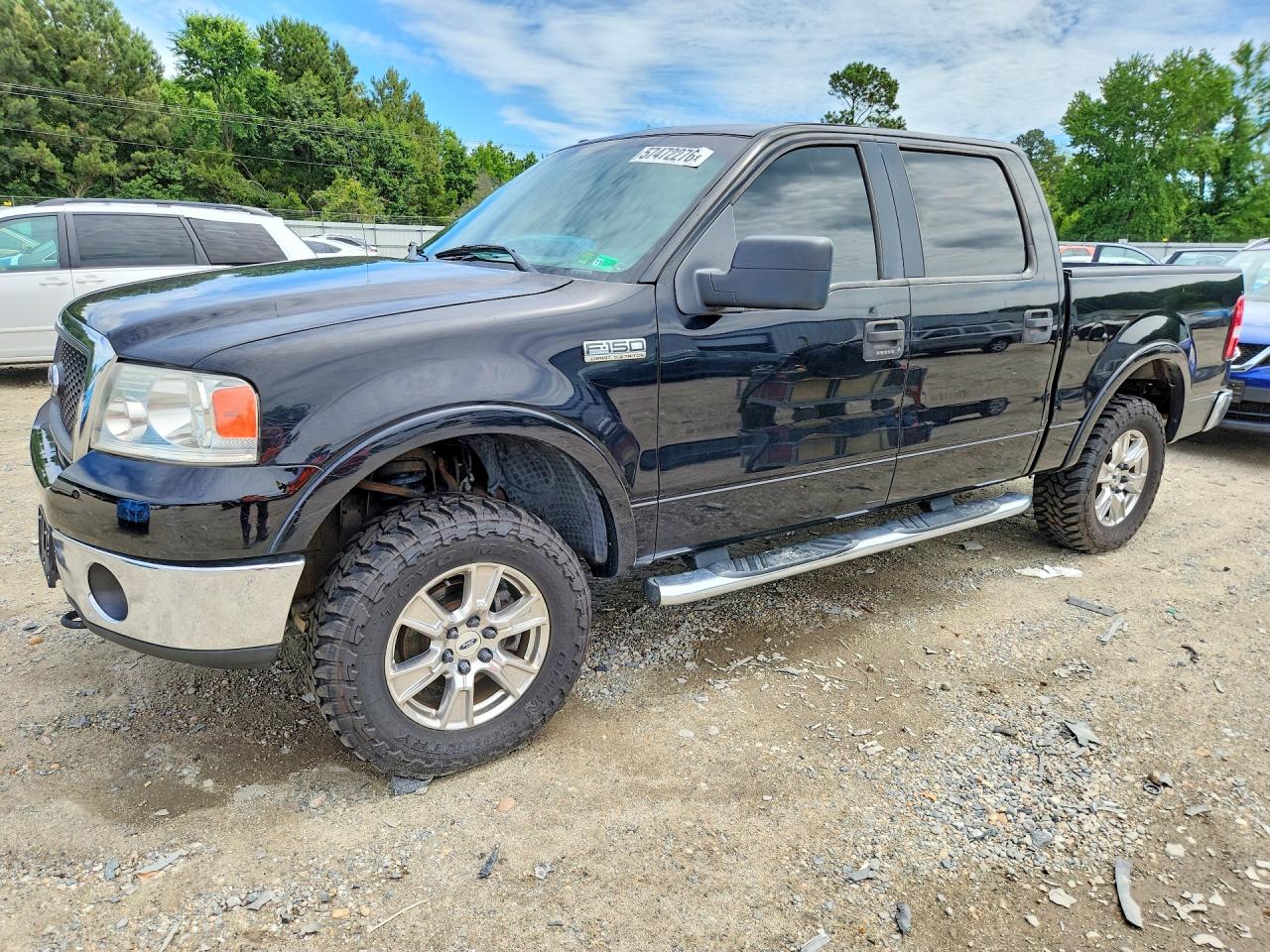 2006 Ford F150 Supercrew Black vin: 1FTPW14V86FB72324