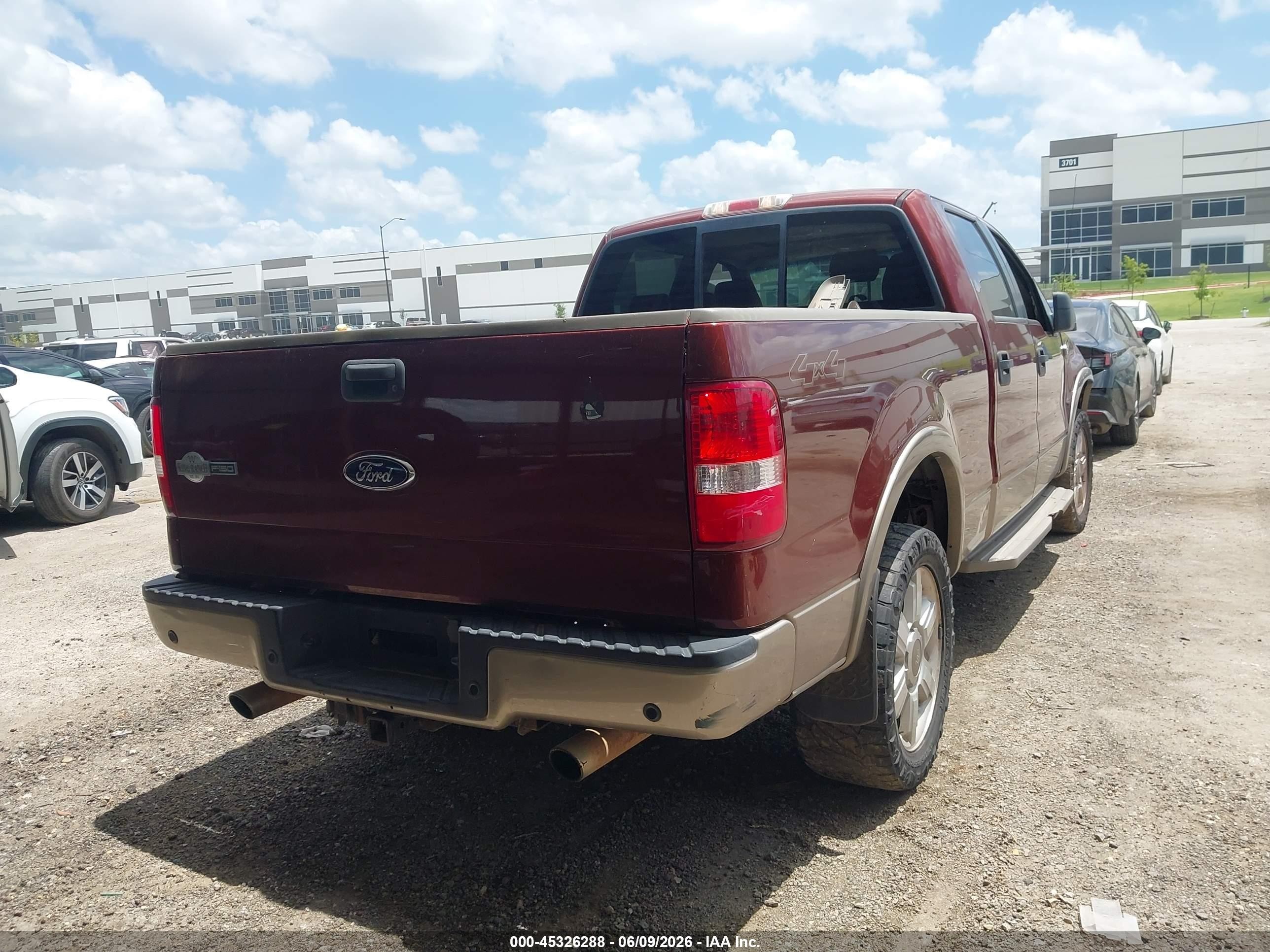 2006 Ford F-150 Fx4/lariat/xlt Brown vin: 1FTPW14V86KC39379