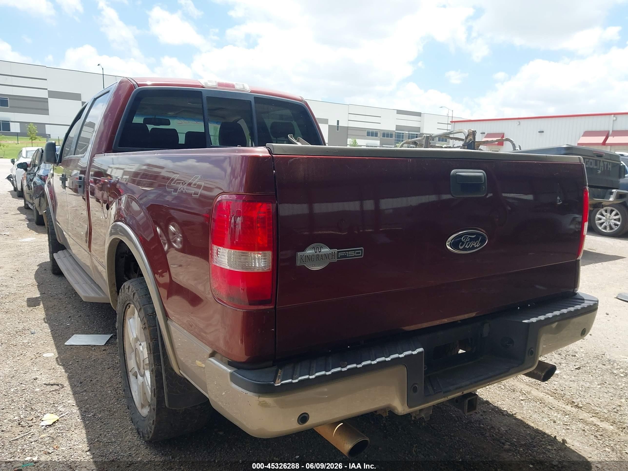 2006 Ford F-150 Fx4/lariat/xlt Brown vin: 1FTPW14V86KC39379
