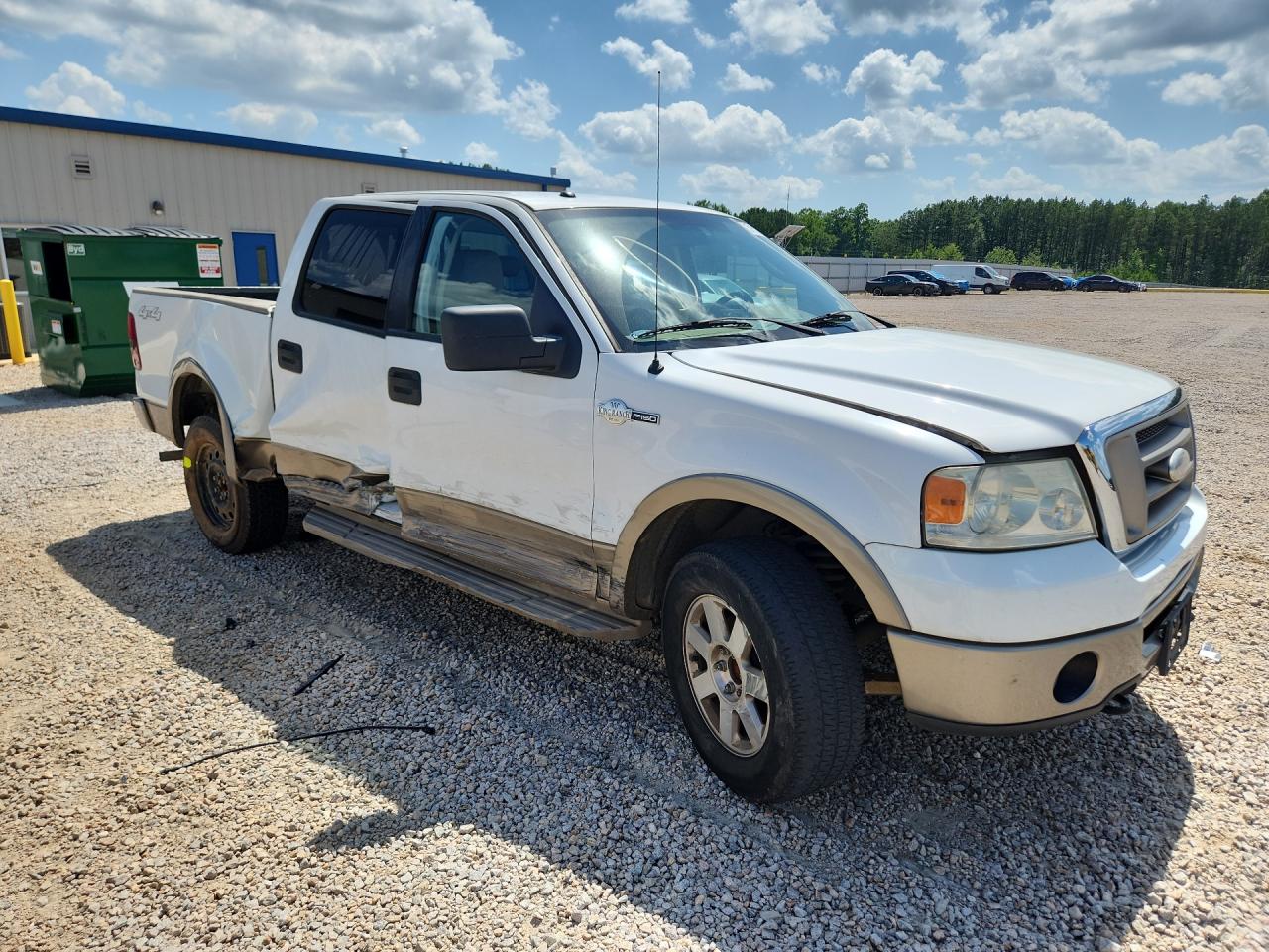 2006 Ford F150 Supercrew White vin: 1FTPW14V86KD43614