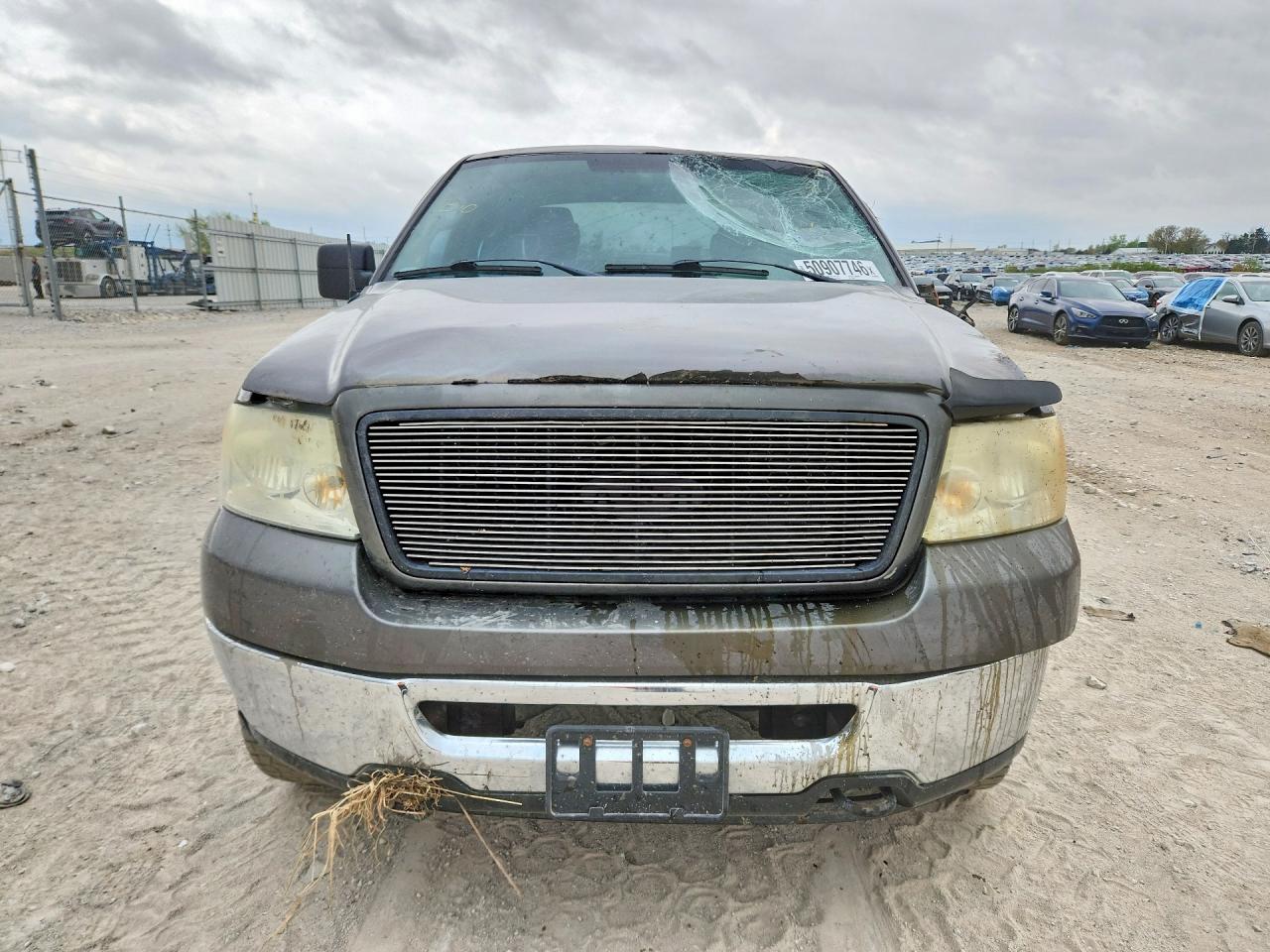 2006 Ford F150 Supercrew Gray vin: 1FTPW14V86KD88083