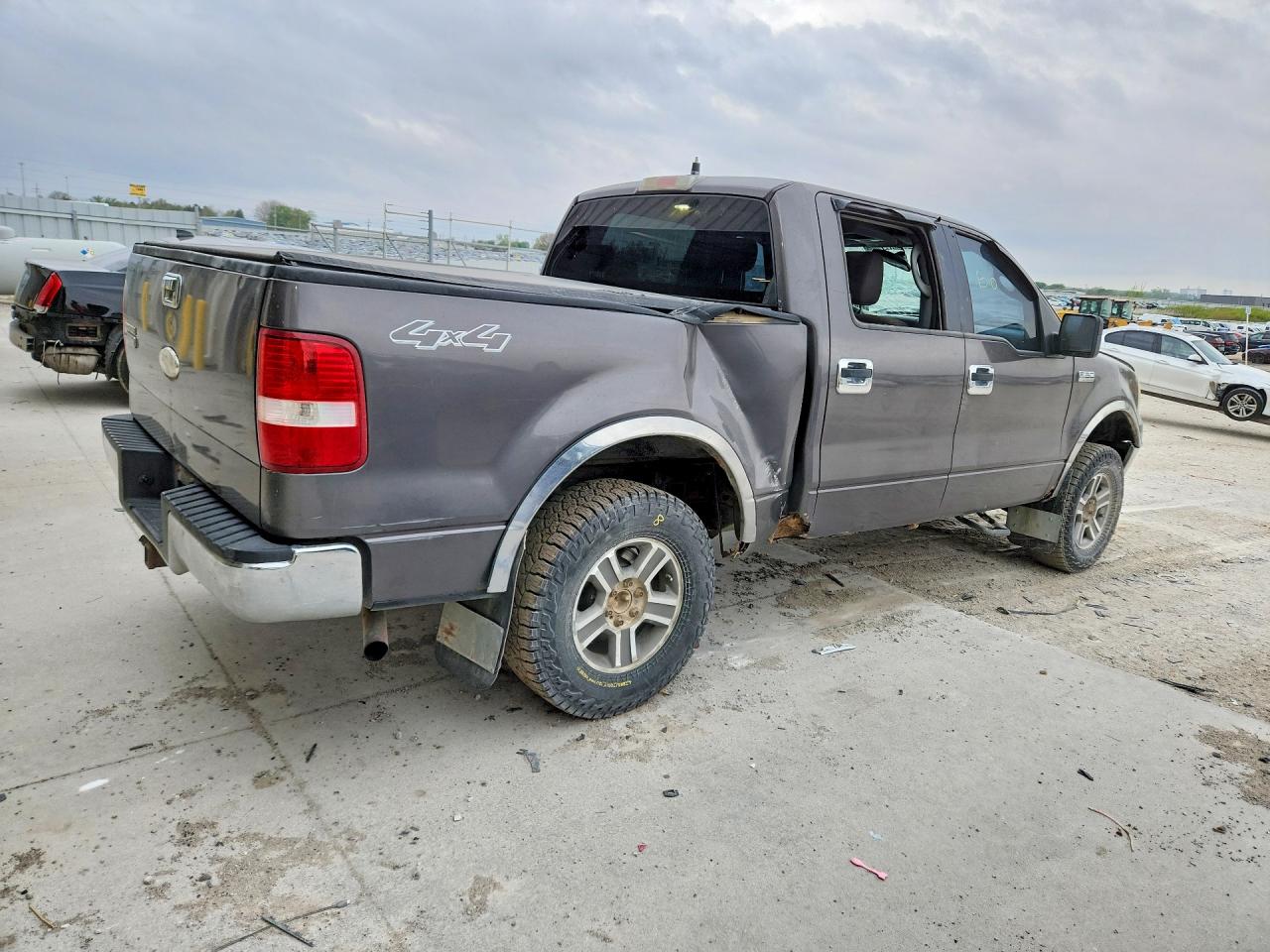 2006 Ford F150 Supercrew Gray vin: 1FTPW14V86KD88083