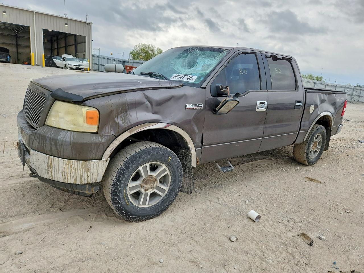 2006 Ford F150 Supercrew Серый vin: 1FTPW14V86KD88083