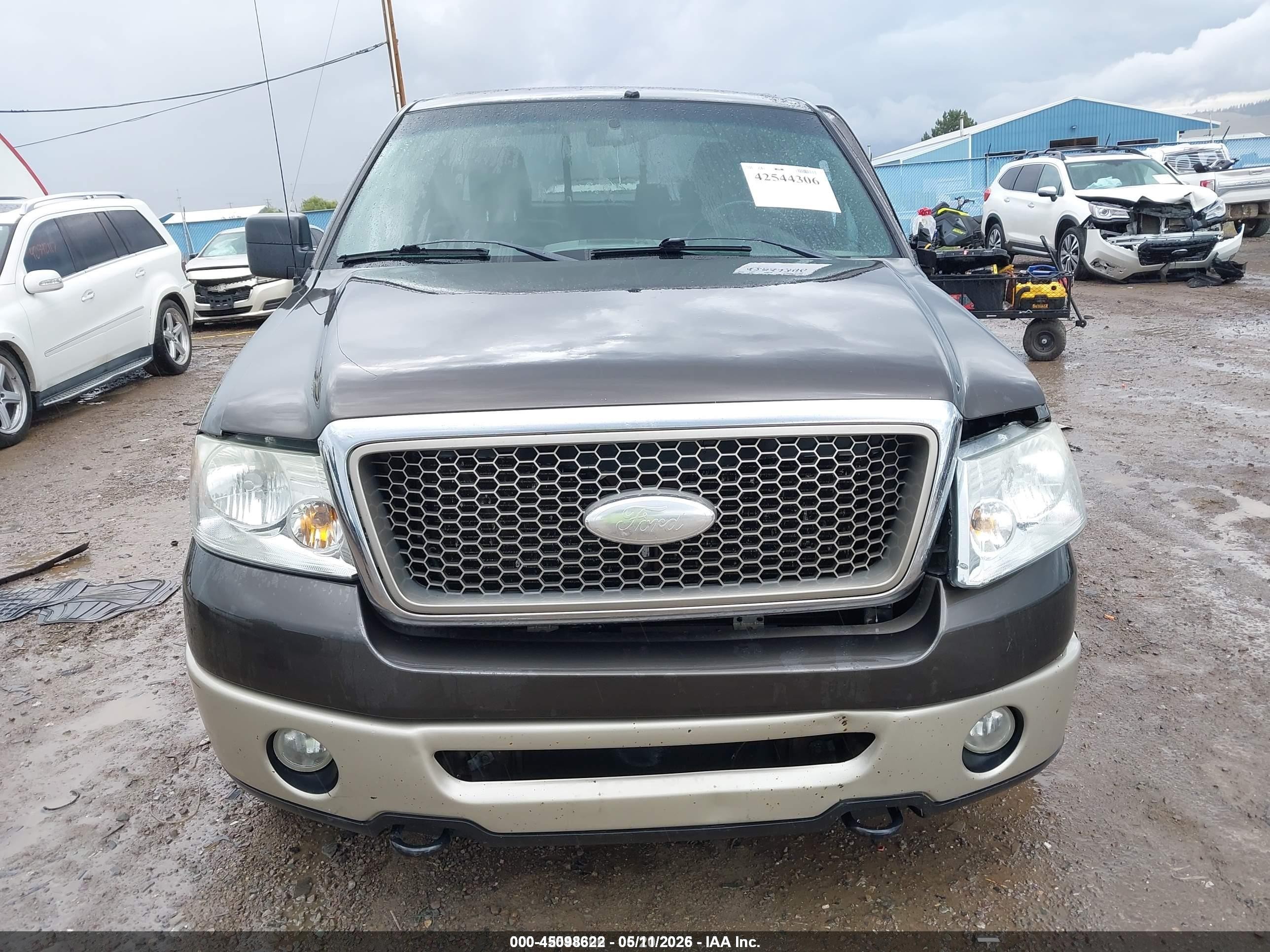 2007 Ford F-150 Fx4/lariat/xlt Brown vin: 1FTPW14V87FA25437