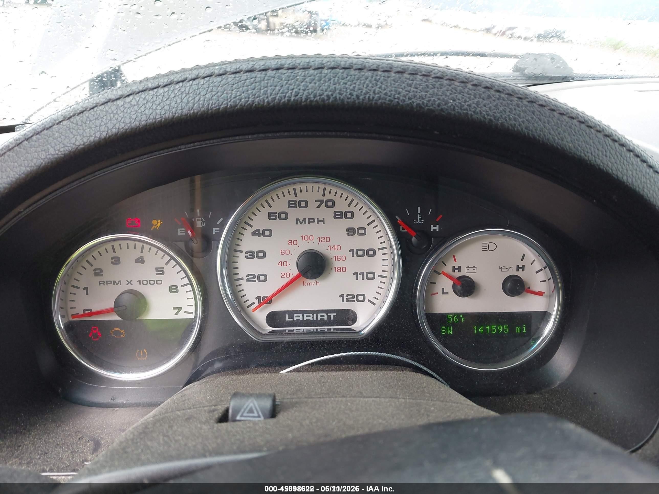 2007 Ford F-150 Fx4/lariat/xlt Brown vin: 1FTPW14V87FA25437