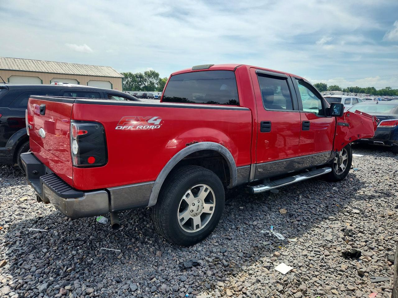 2007 Ford F150 Supercrew Red vin: 1FTPW14V87FA39161